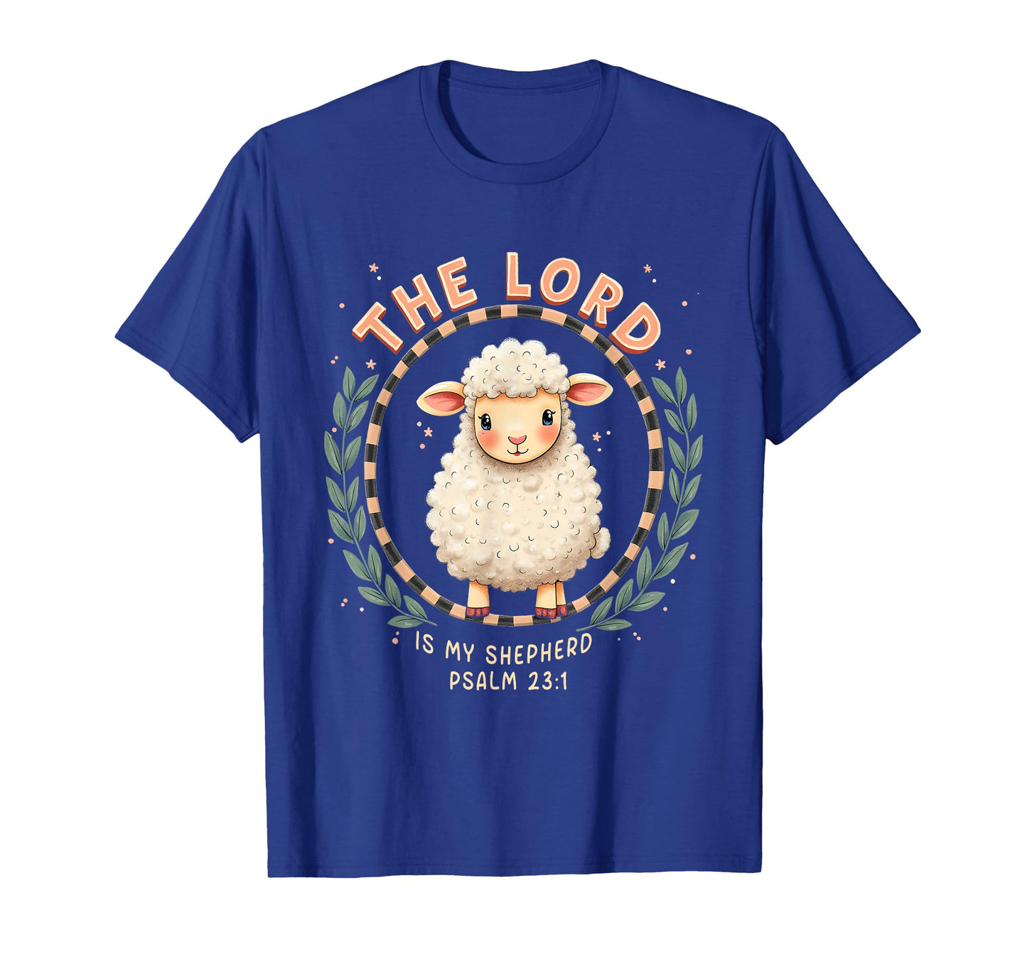 The Lord Is My Shepherd Cute Christian Psalm 23:1 Graphic T-Shirt