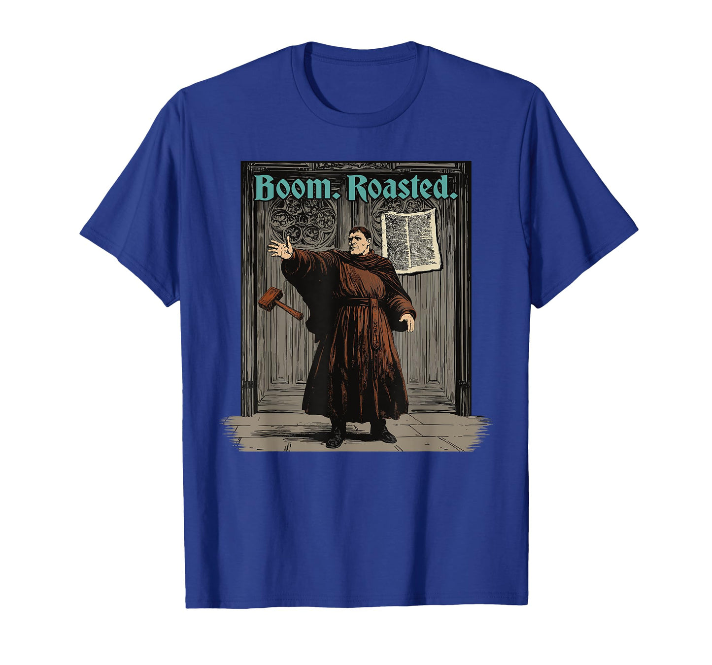 Funny Martin Luther Boom Reformation Day Reformed Christian T-Shirt
