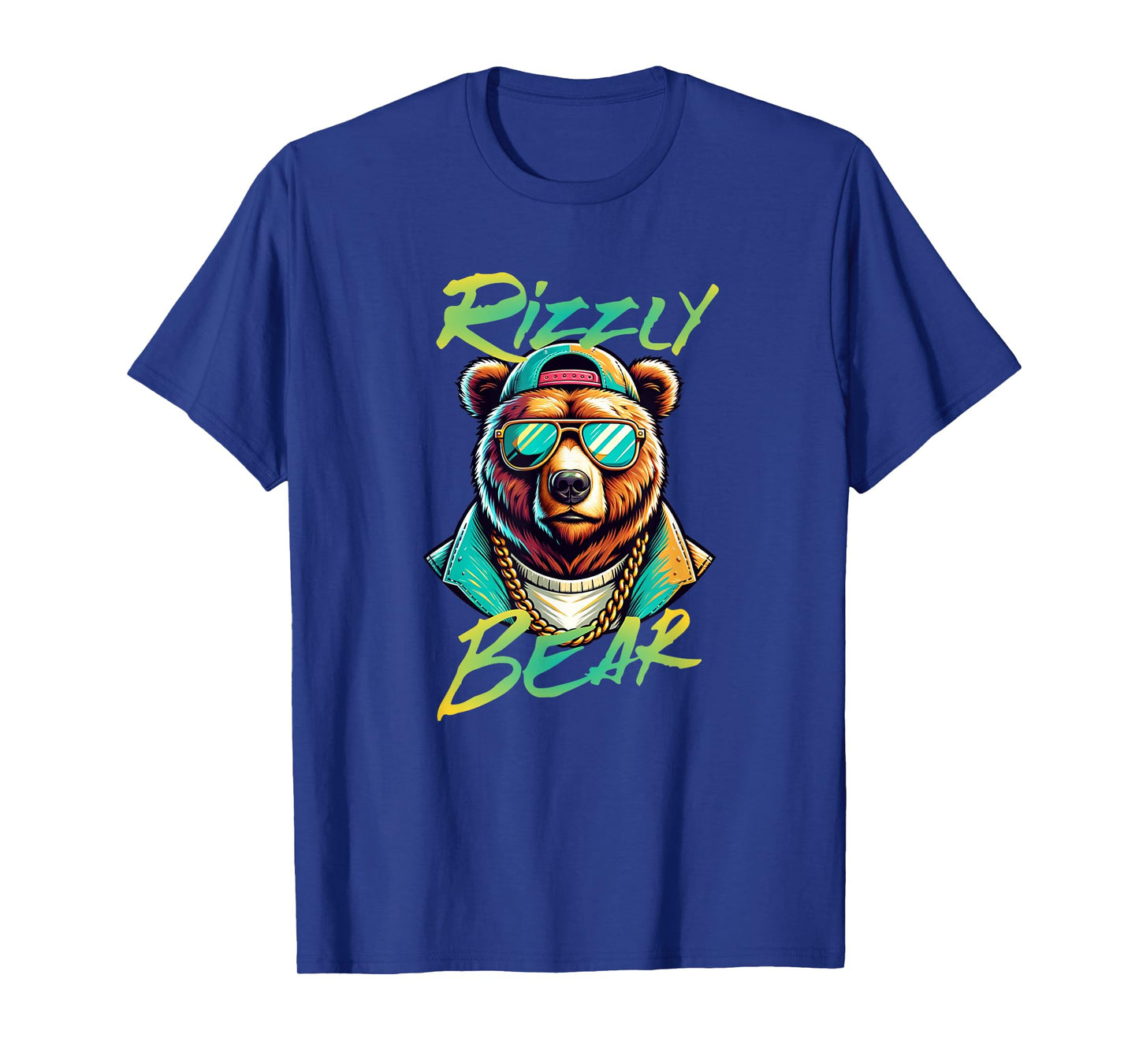 Rizzly Bear funny Gen Alpha viral influencer slang T-Shirt