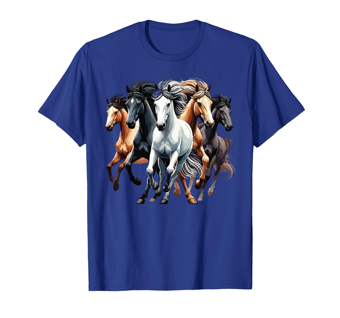 Horses Collage Western Horse Lover Country Horseback Rider T-Shirt