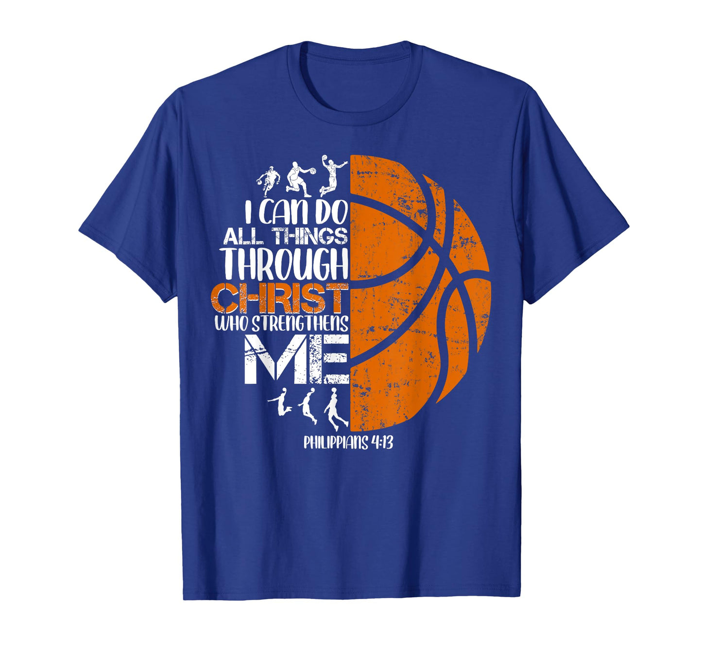 Basketball Jesus Christian Religious Gifts For Men Boys Kid T-Shirt