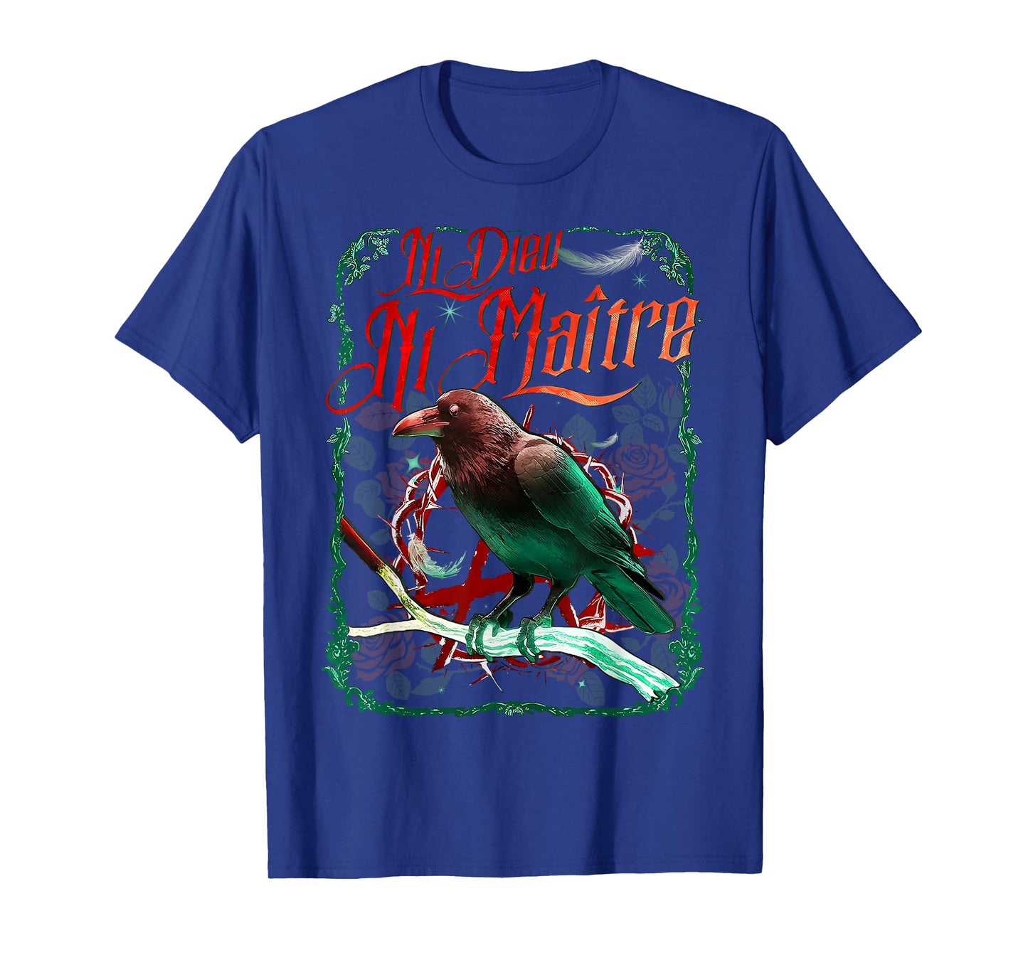 Crow Ni Dieu Ni Maître Statement No God No Master Anti Trump T-Shirt