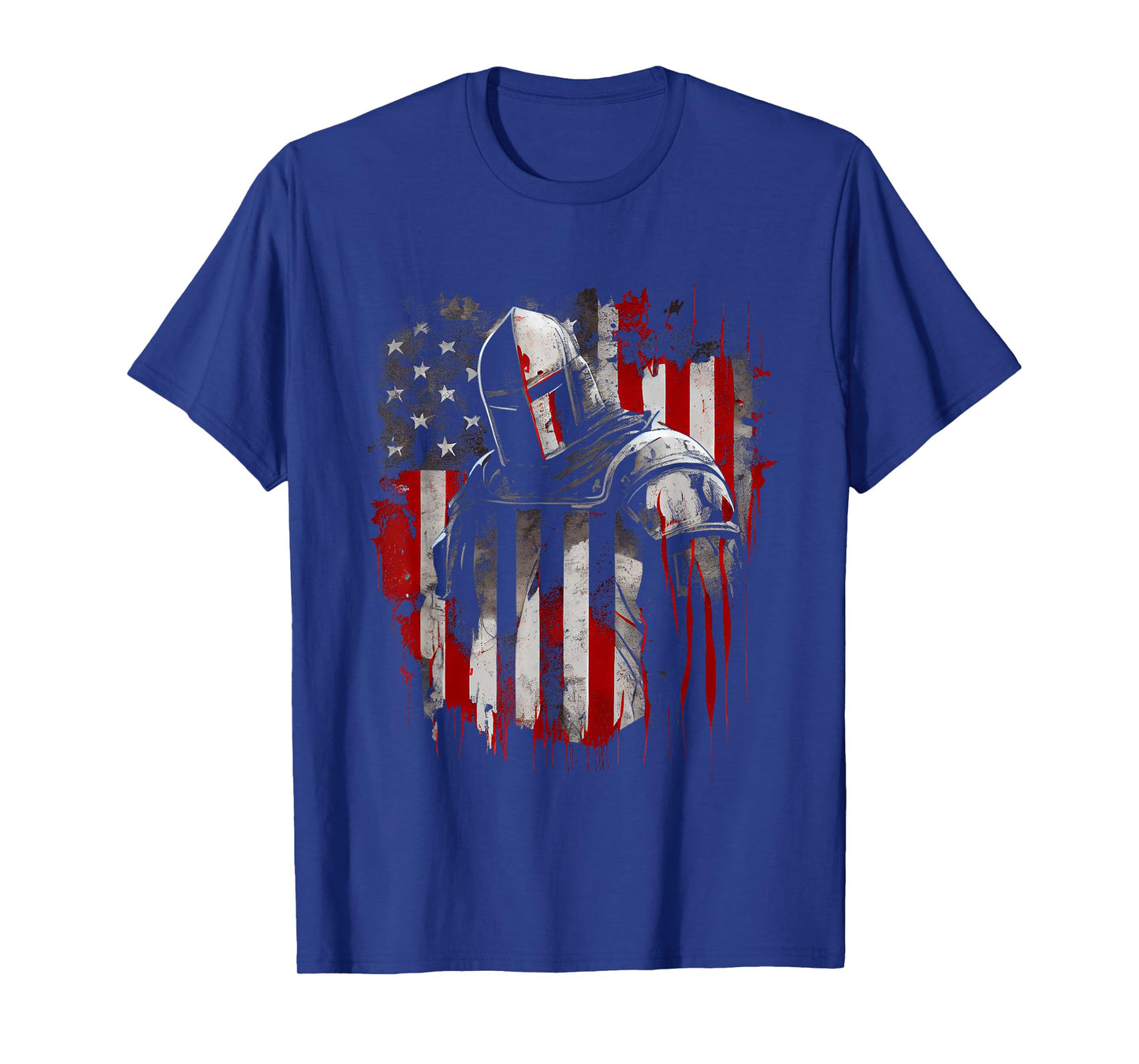 Crusader Templar Kneeling Crusader Templar Warrior Of Christ T-Shirt
