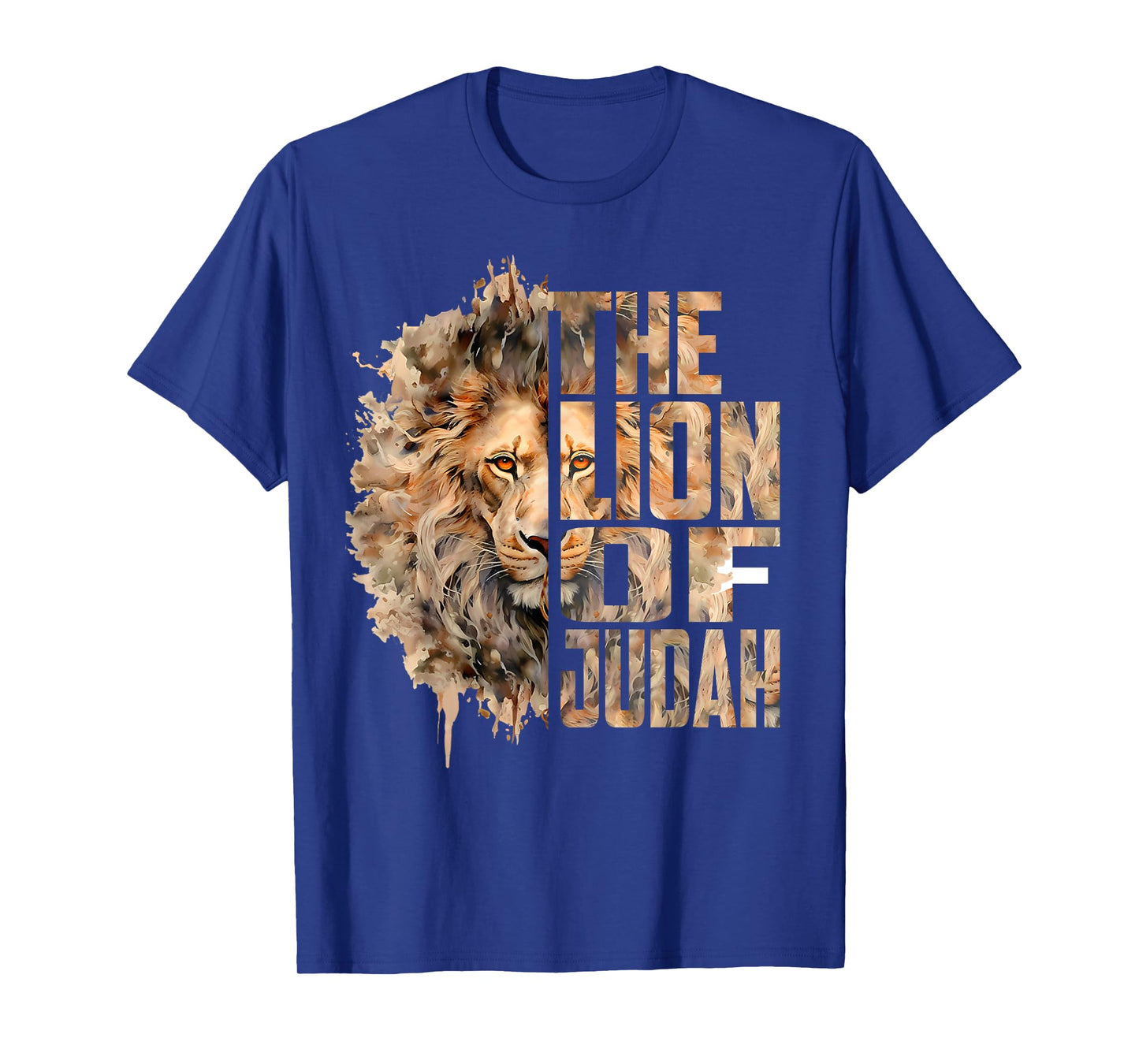 Lion Of Judah Jesus Christian Faith Men Women Gift T-Shirt