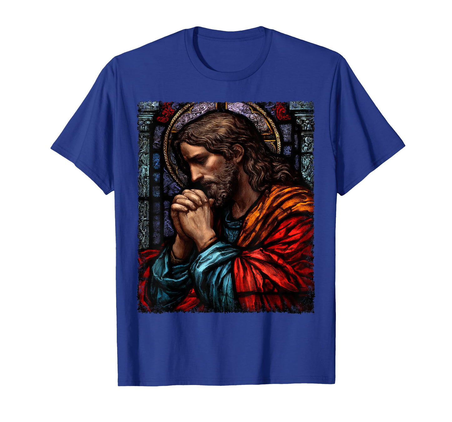 Jesus Christ Praying Catholic Church T-Shirt