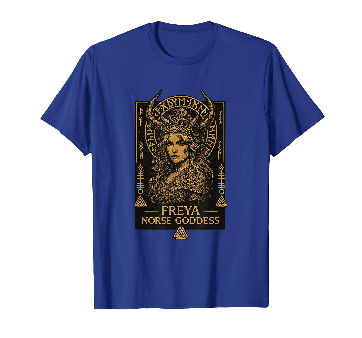 Viking Freya Vegvisir Viking Celtic Germanic Valhalla T-Shirt