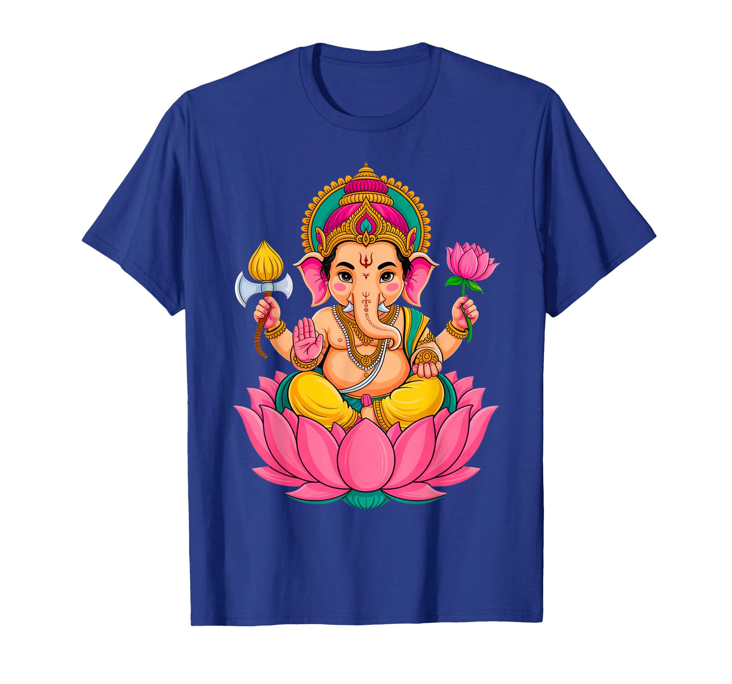 Hindu Ganesha Puja Elephant God India Meditation Yoga Murti T-Shirt