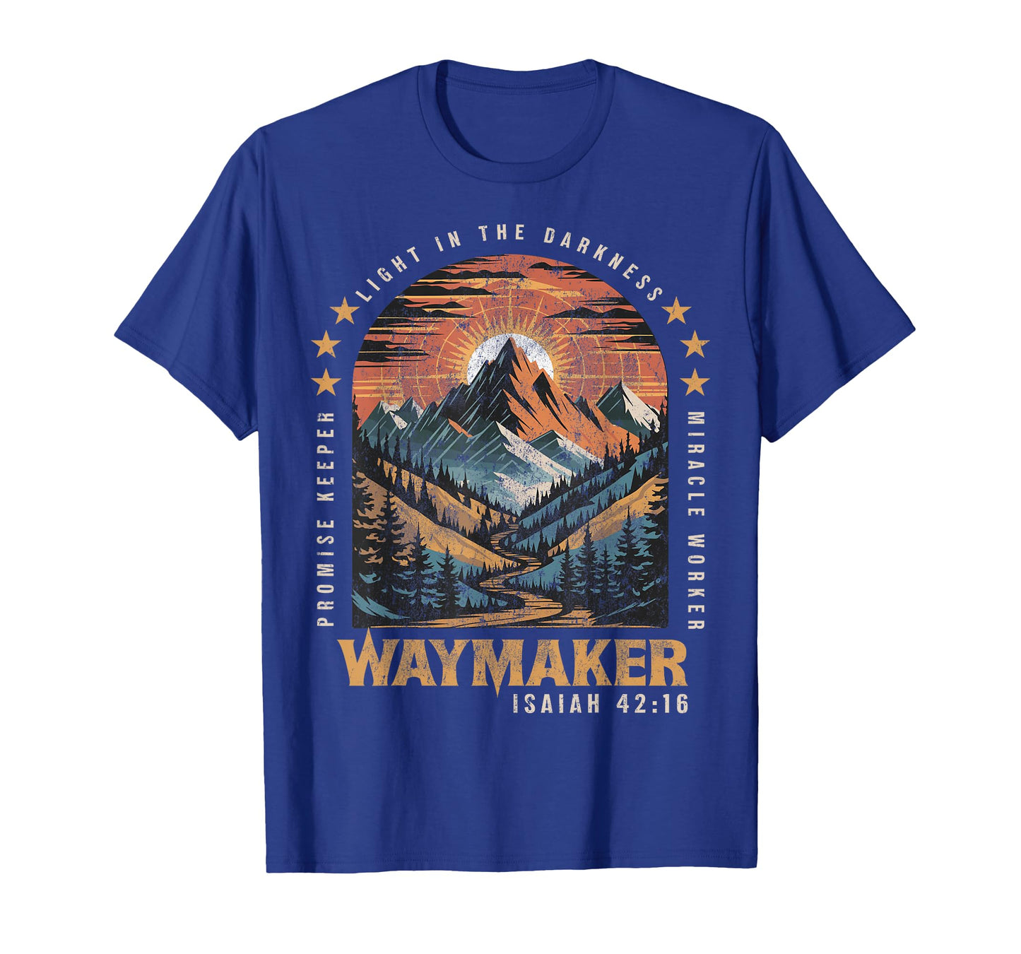 Vintage Waymaker Promise Keeper Miracle Worker Christian T-Shirt