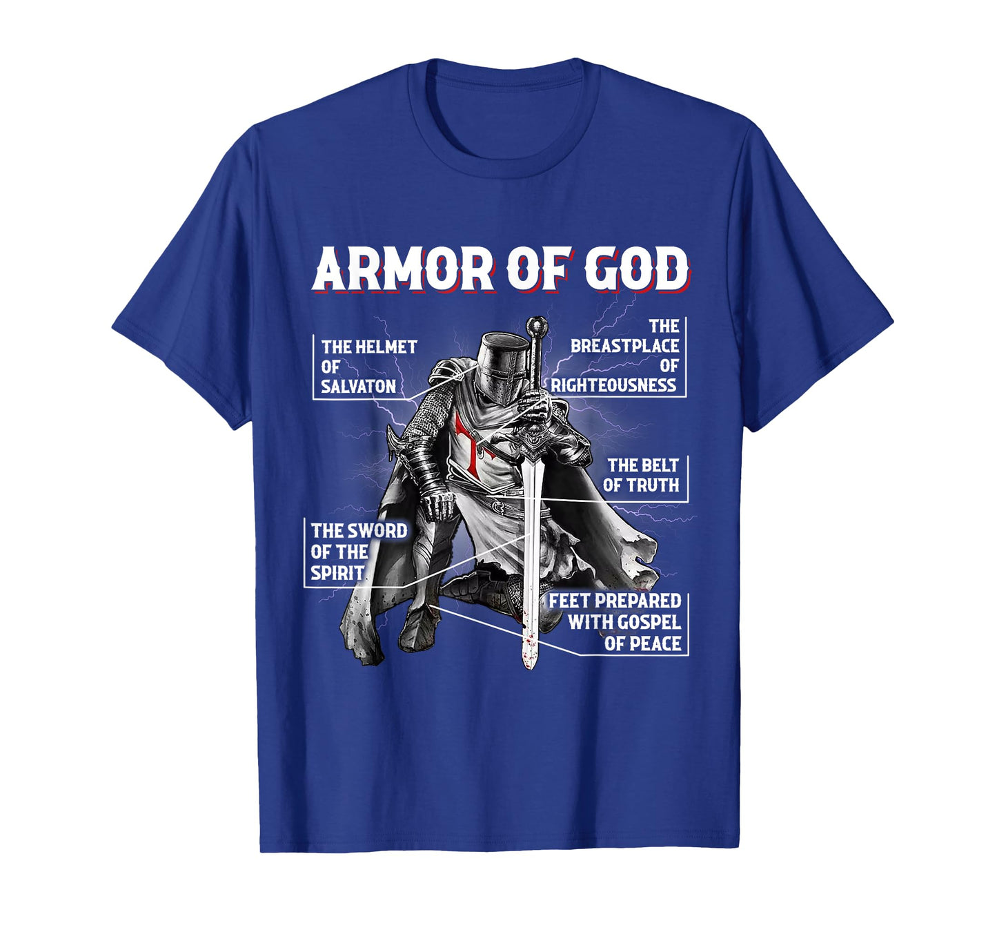 Armor Of God Bible Verse Cool,Ephesians 6:11 Christian Bible T-Shirt