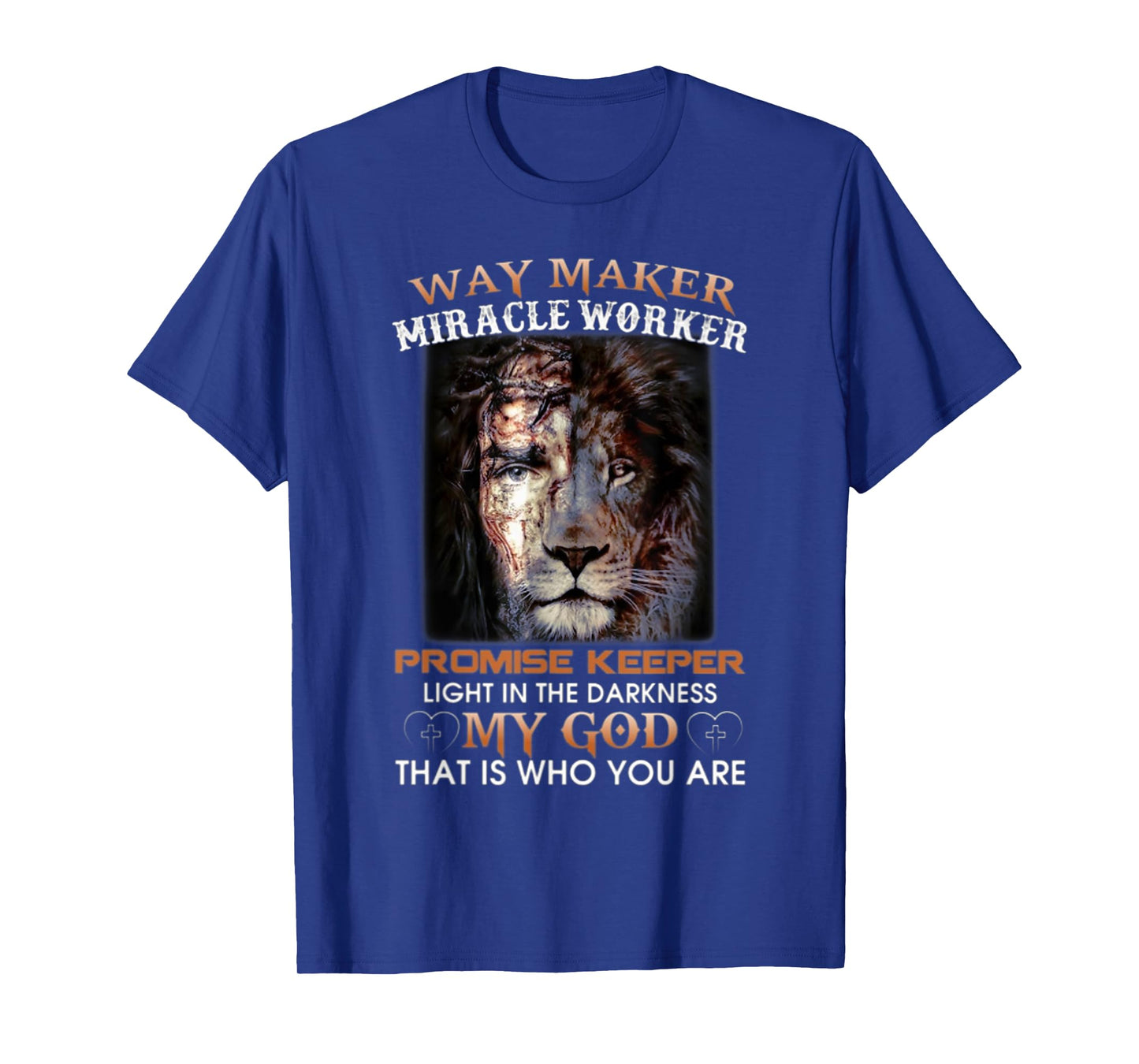 Lion-Way-Maker-Miracle-Worker-Promise-Keeper T-Shirt
