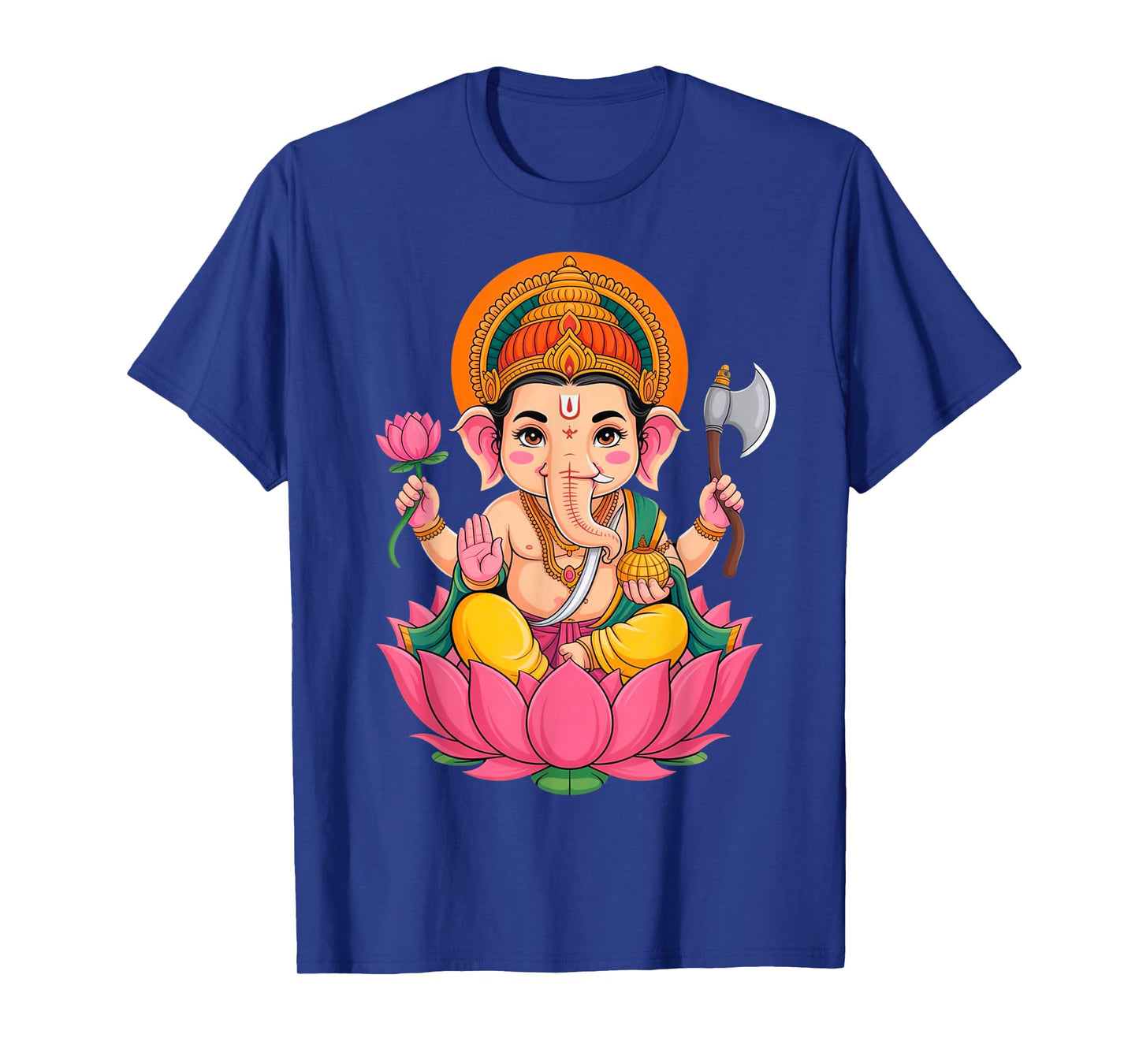 Hindu Ganesha Puja Elephant God India Meditation Yoga Murti T-Shirt