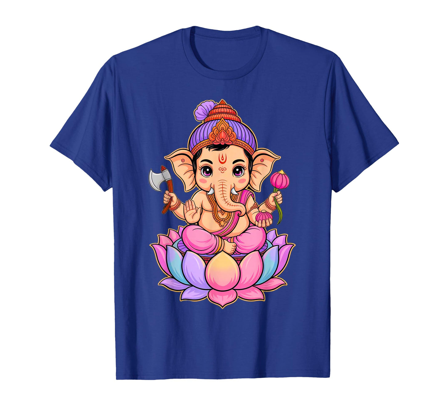 Hindu Ganesha Puja Elephant God India Meditation Yoga Murti T-Shirt