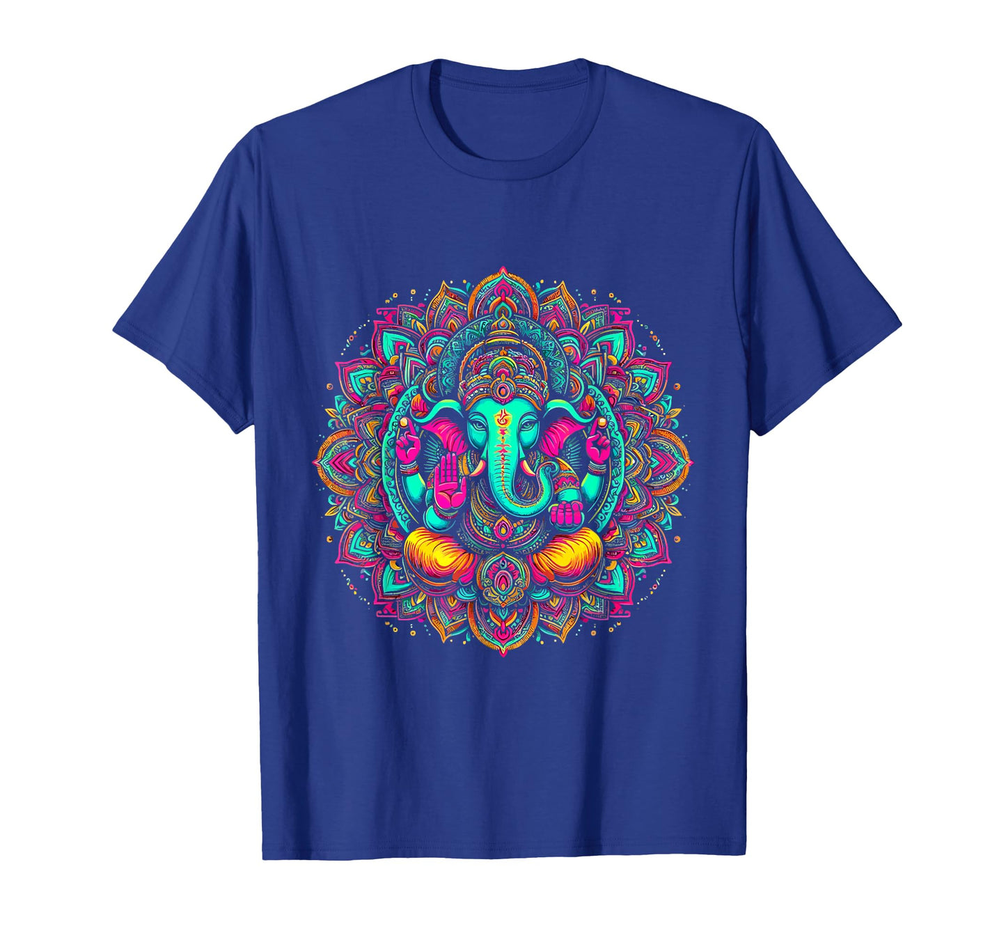 Ganesh Symbol Yoga Hindu Elephant God Ganesha Puja T-Shirt