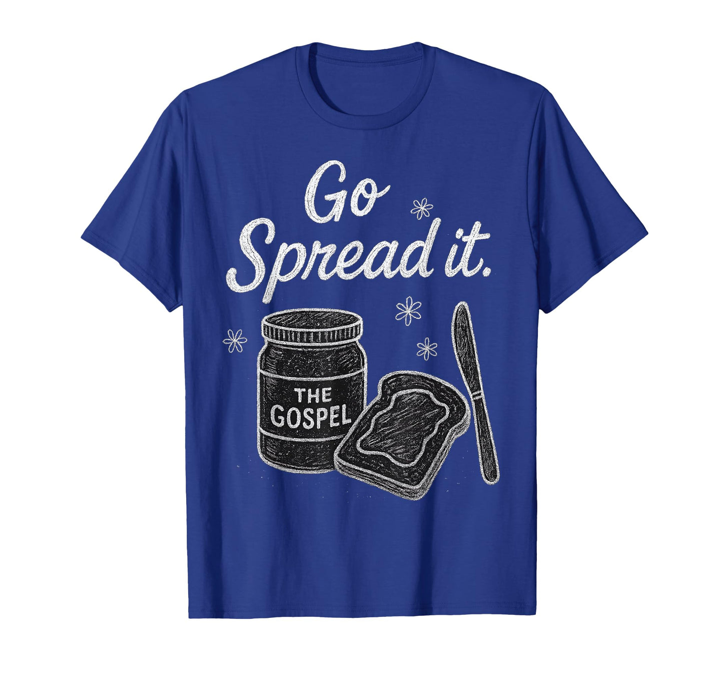 Jar with The Gospel Vintage Chalk Art Christian Faith T-Shirt