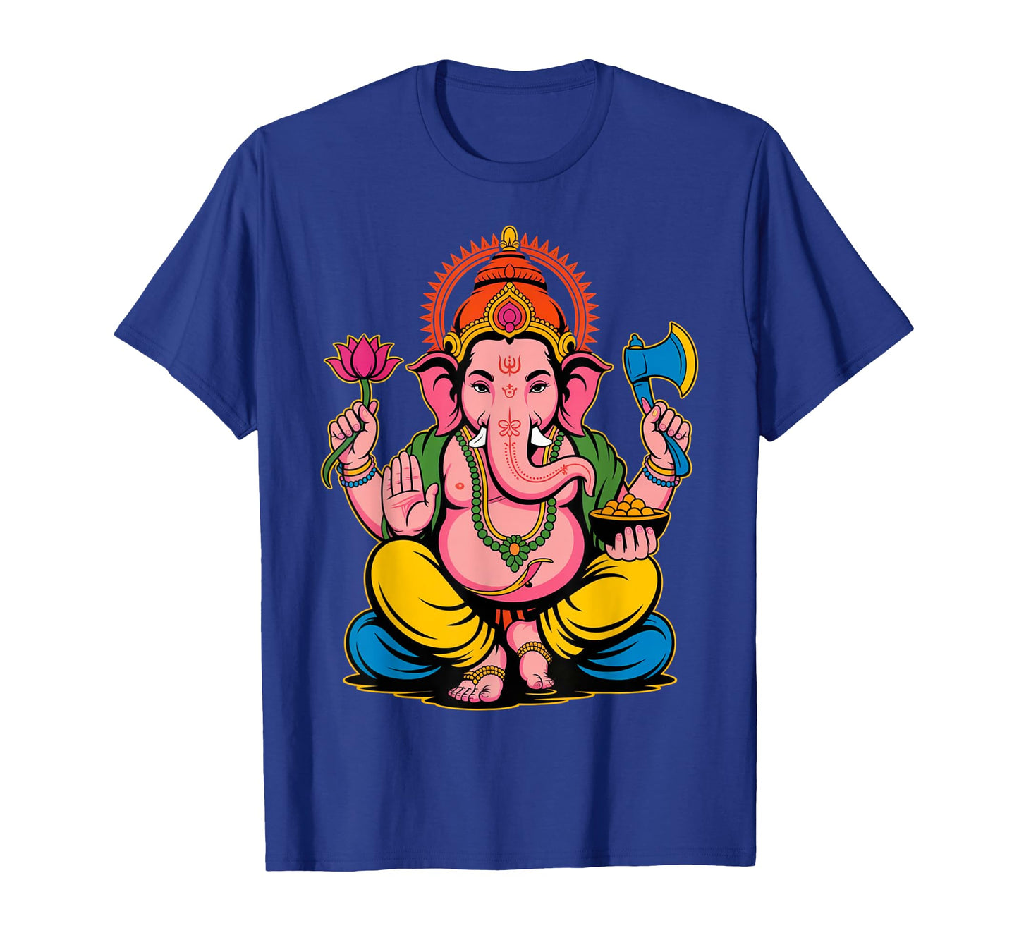 Hindu Ganesha Puja Elephant God India Meditation Yoga Murti T-Shirt