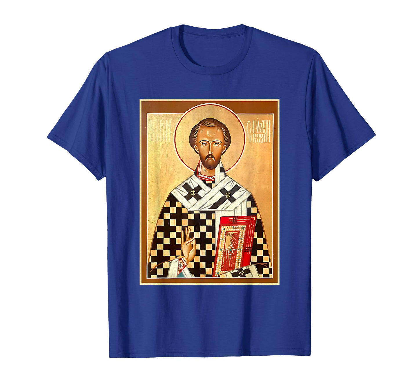 St. John Chrysostom Eastern Orthodox Byzantine Art Church T-Shirt