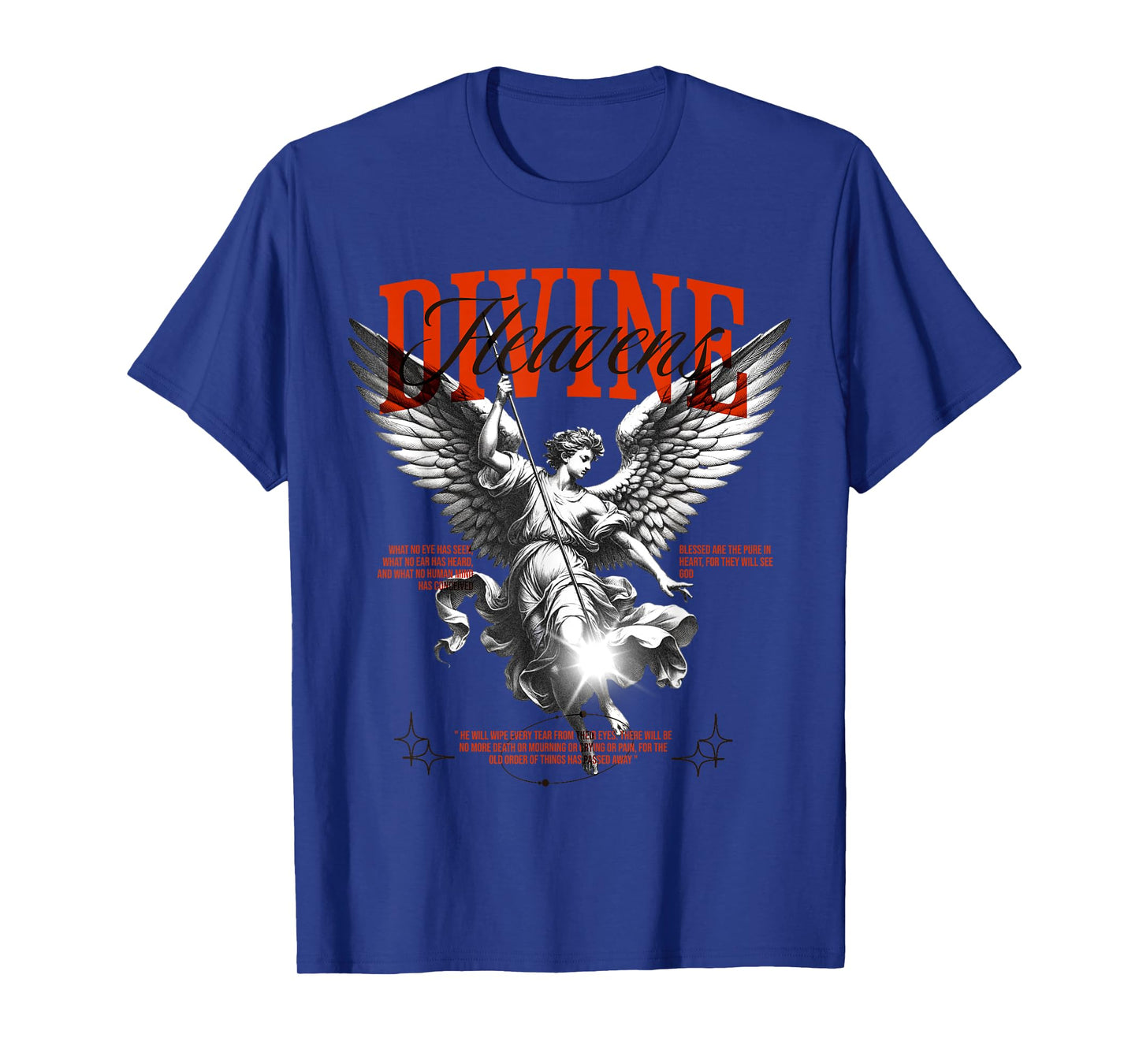Divine Heavenly Angel Streetwear Bible Angelic Heaven T-Shirt