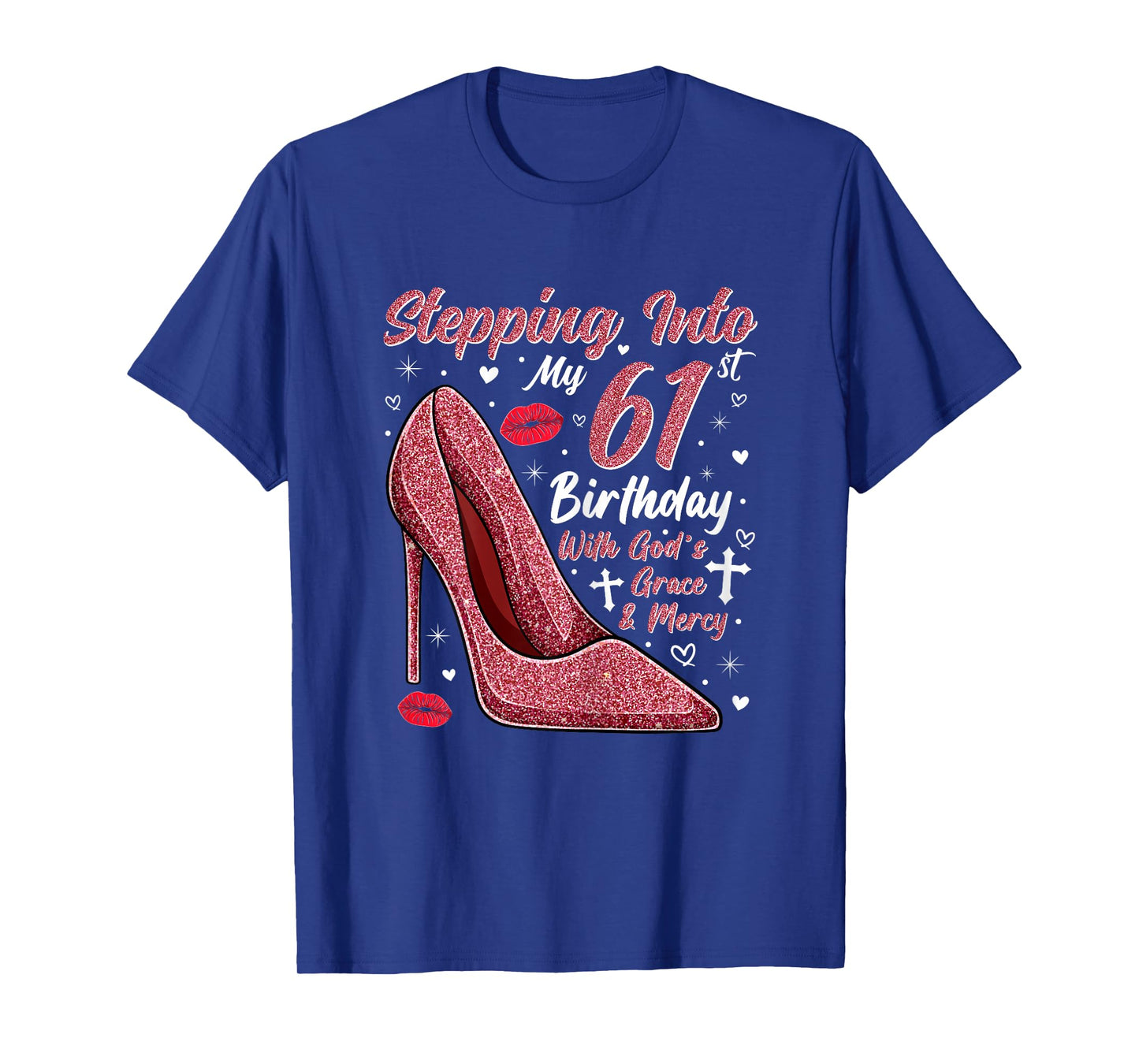 Stepping Into My 61st Birthday Ladies 61 Year Old T-Shirt