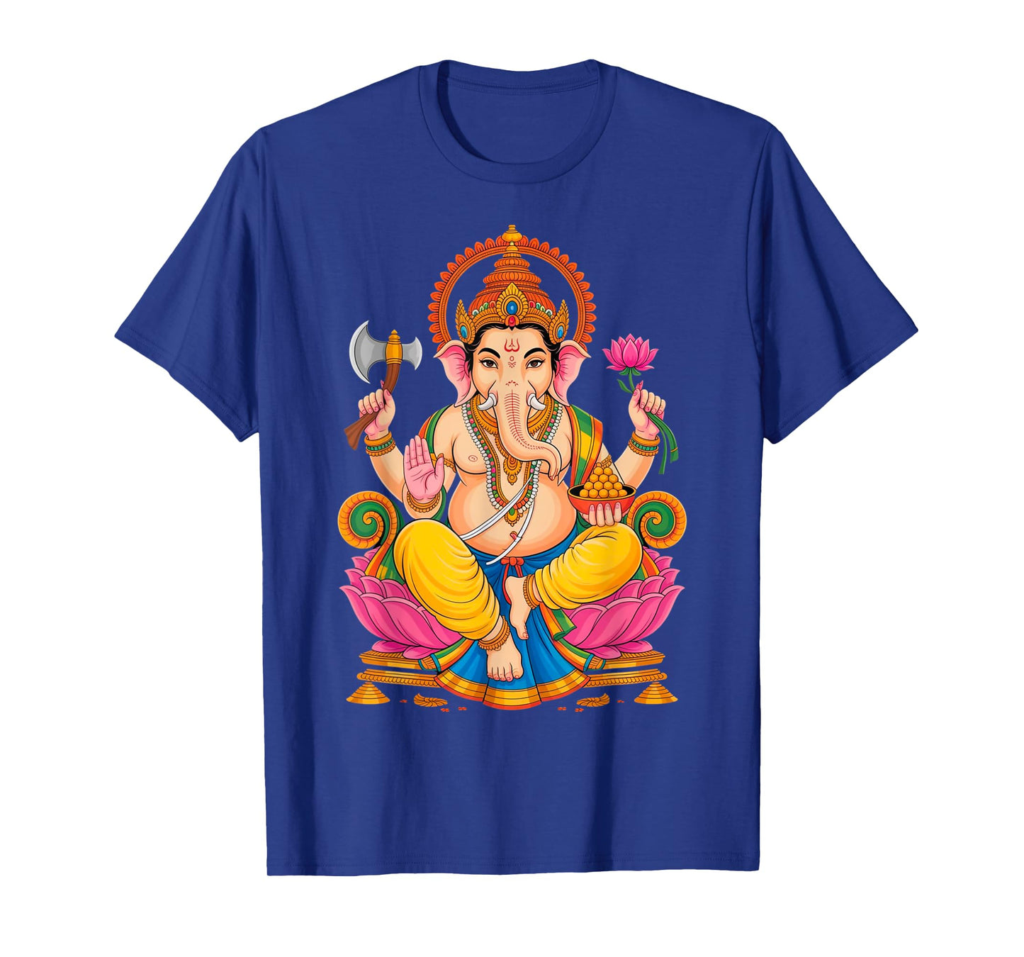 Hindu Ganesha Puja Elephant God India Meditation Yoga Murti T-Shirt