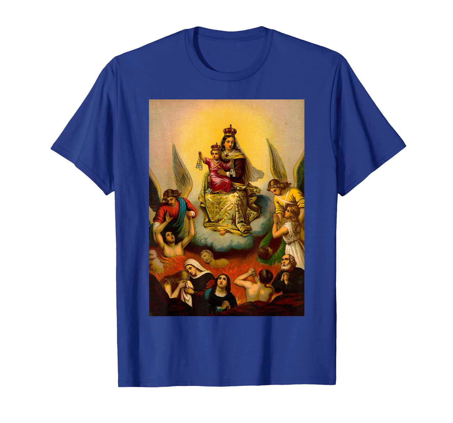 Scapular of Our Lady of Mount Carmel Brown Mt. T-Shirt