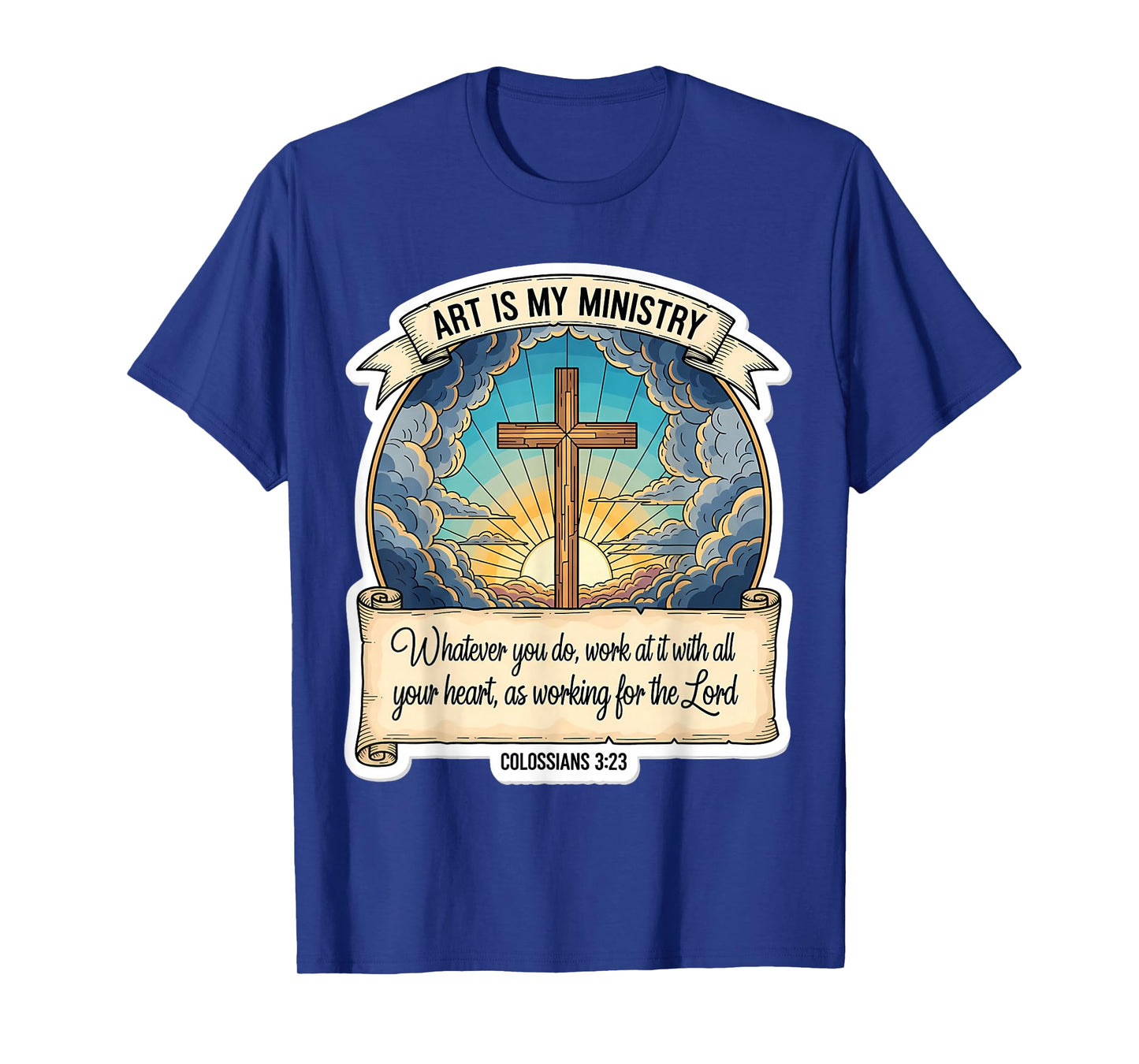 Christian Artist Art is My Ministry Jesus Christ Spiritual T-Shirt