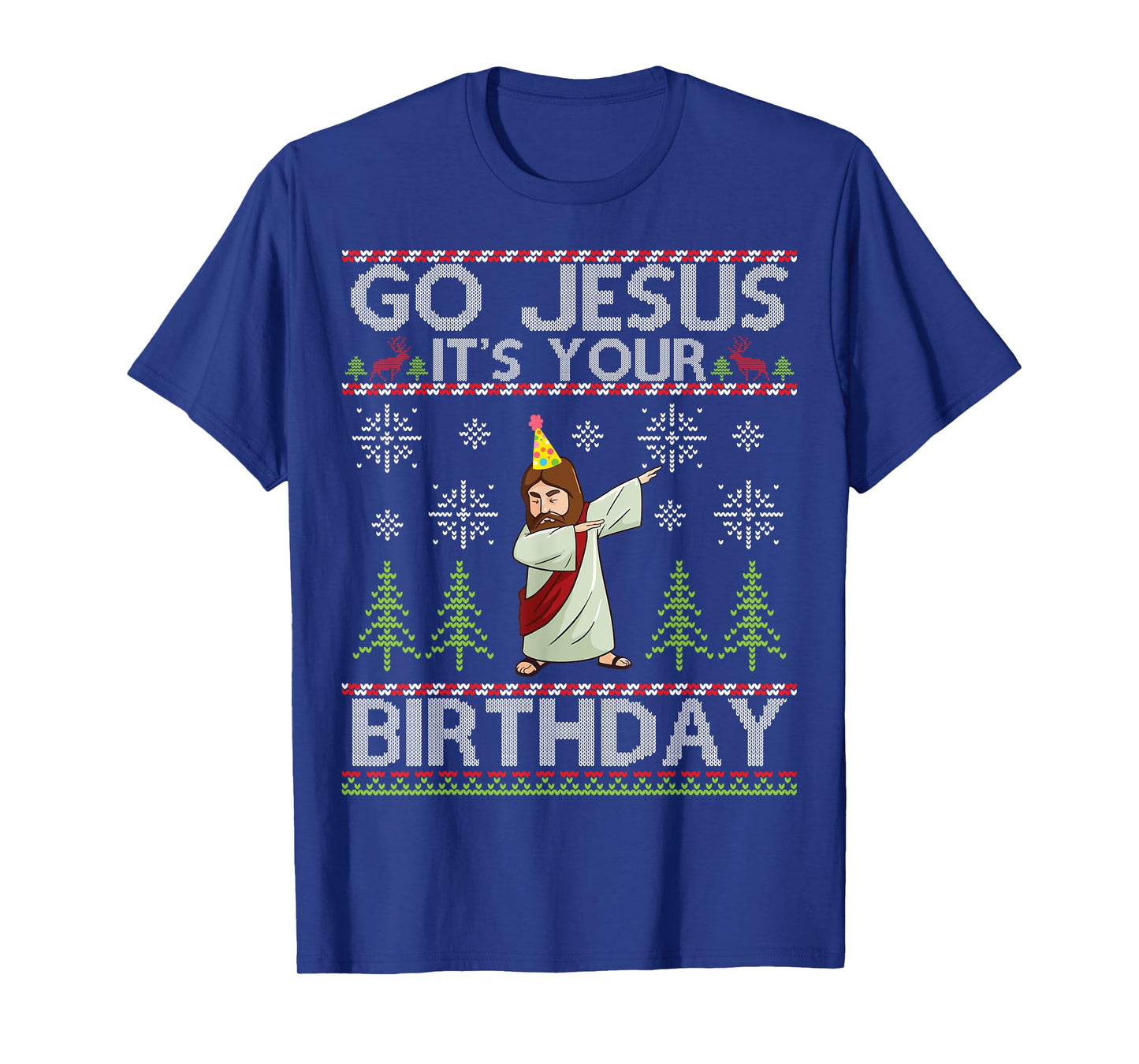 Dabbing Go Jesus It's Your Birthday Merry Christmas Day T-Shirt