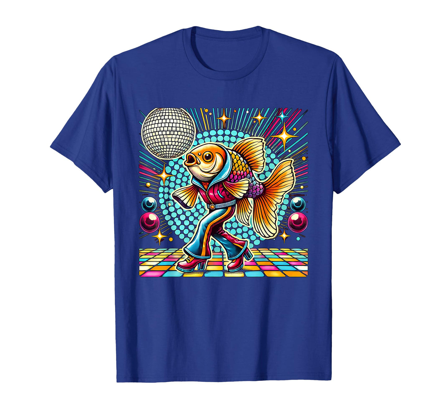Aesthetic Fish Disco T-Shirt