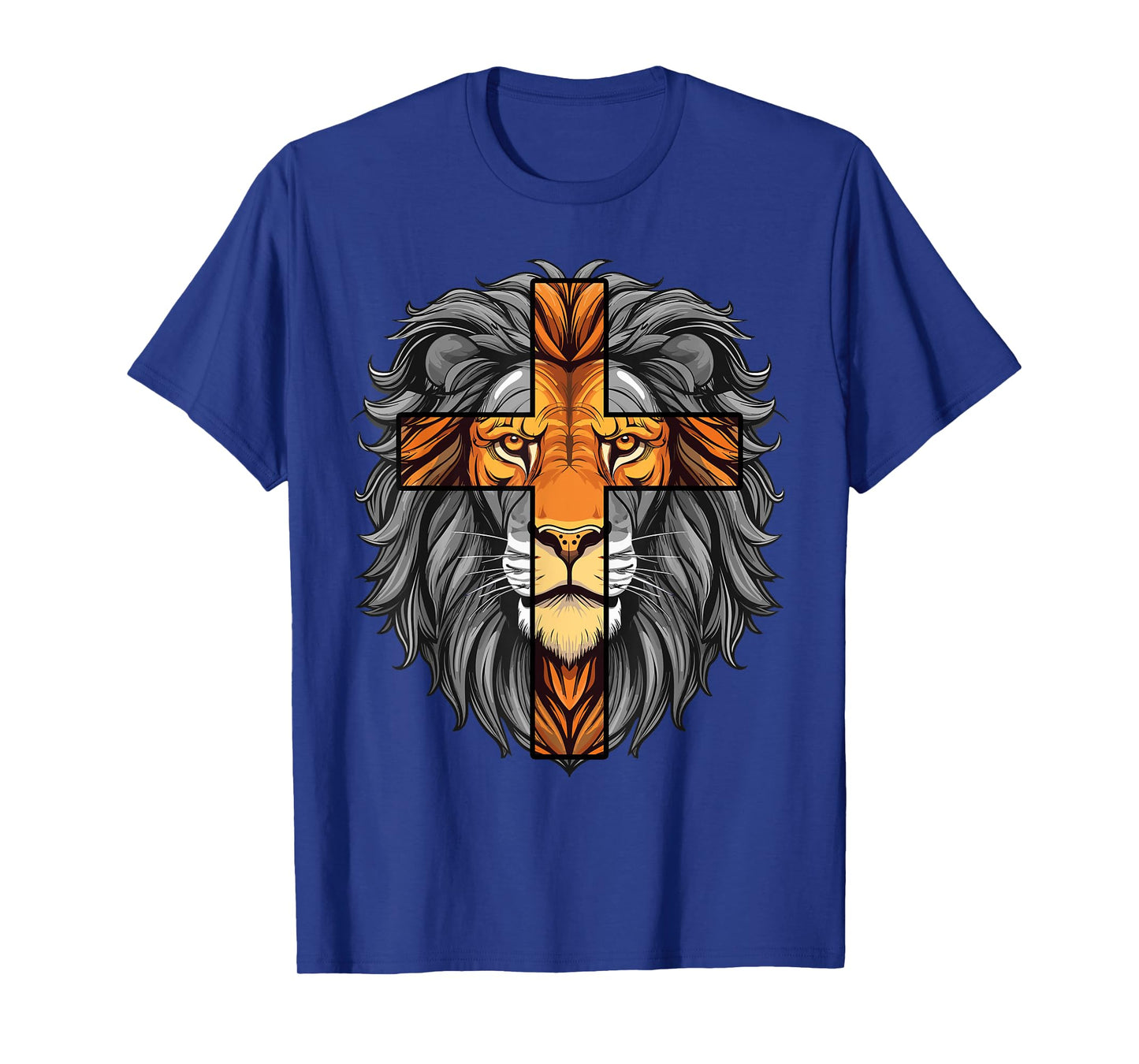 Lion of Judah Christian Cross of Jesus Christ T-Shirt
