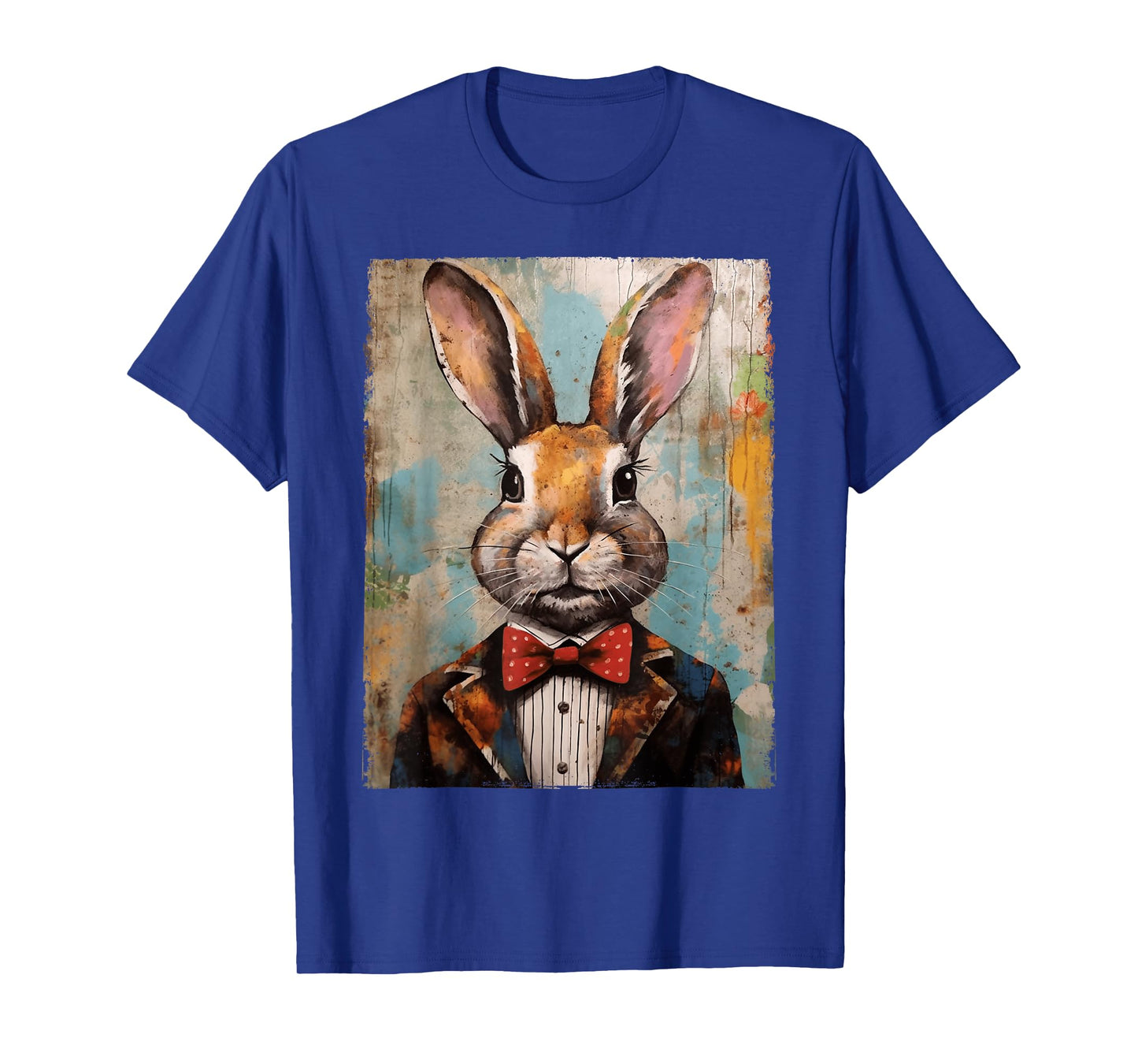 Easter Bunny Rabbit Bow Tie Happy Easter Boys Kids Toddler T-Shirt