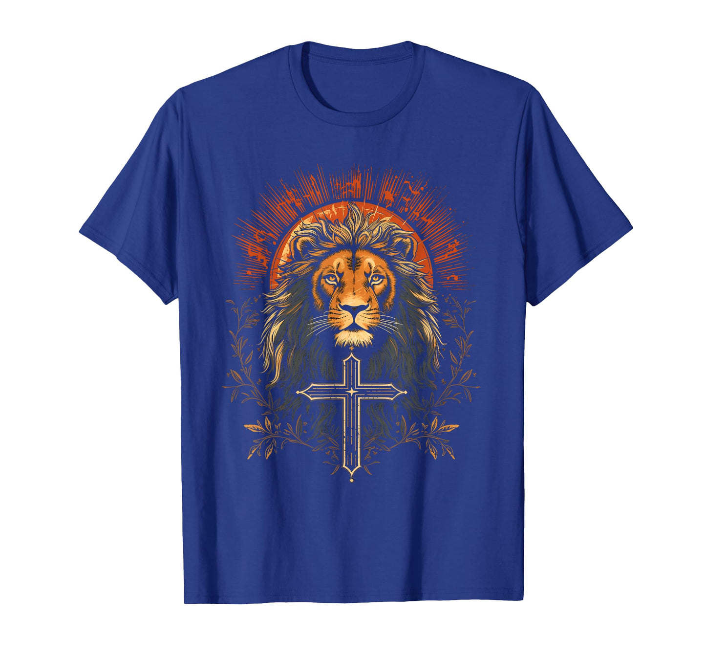 Christian Cross Lion of Judah Faith Jesus Pastor T-Shirt