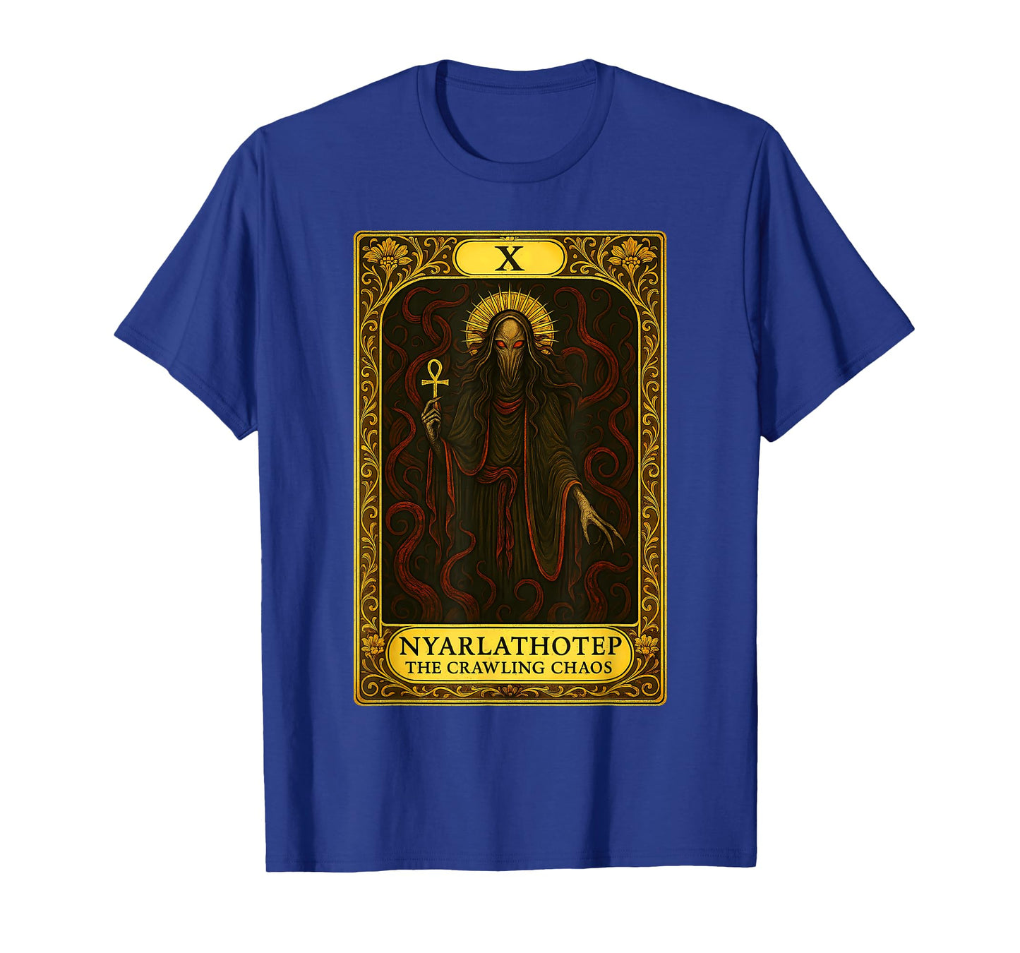 Nyarlathotep the Crawling Chaos Cthulhu Necronomicon Tarot T-Shirt