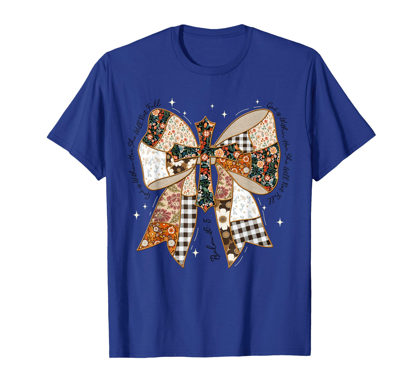 God is Within Her She Will Not Fall - Psalm 46:5 Christian T-Shirt