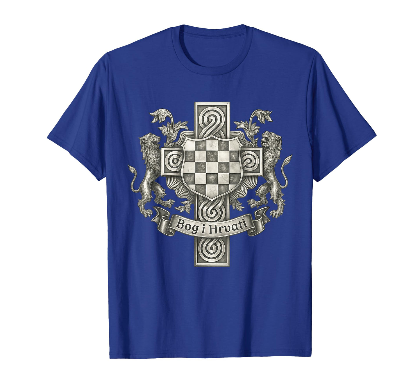 Bog i hrvati: Croatia flag and cross T-Shirt