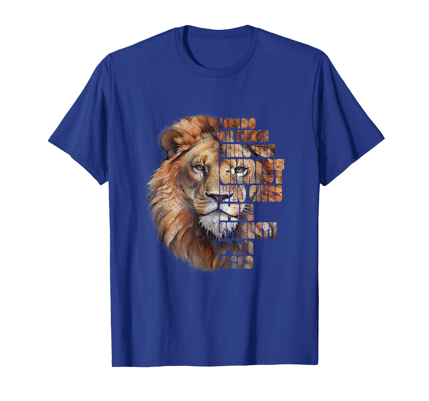 Philippians 4:13 Lion of Judah, T-Shirt