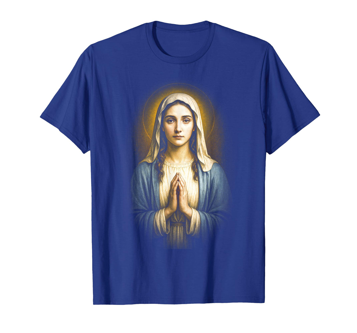 Blessed Virgin Mary Lady Catholic Christian Holy Bible T-Shirt