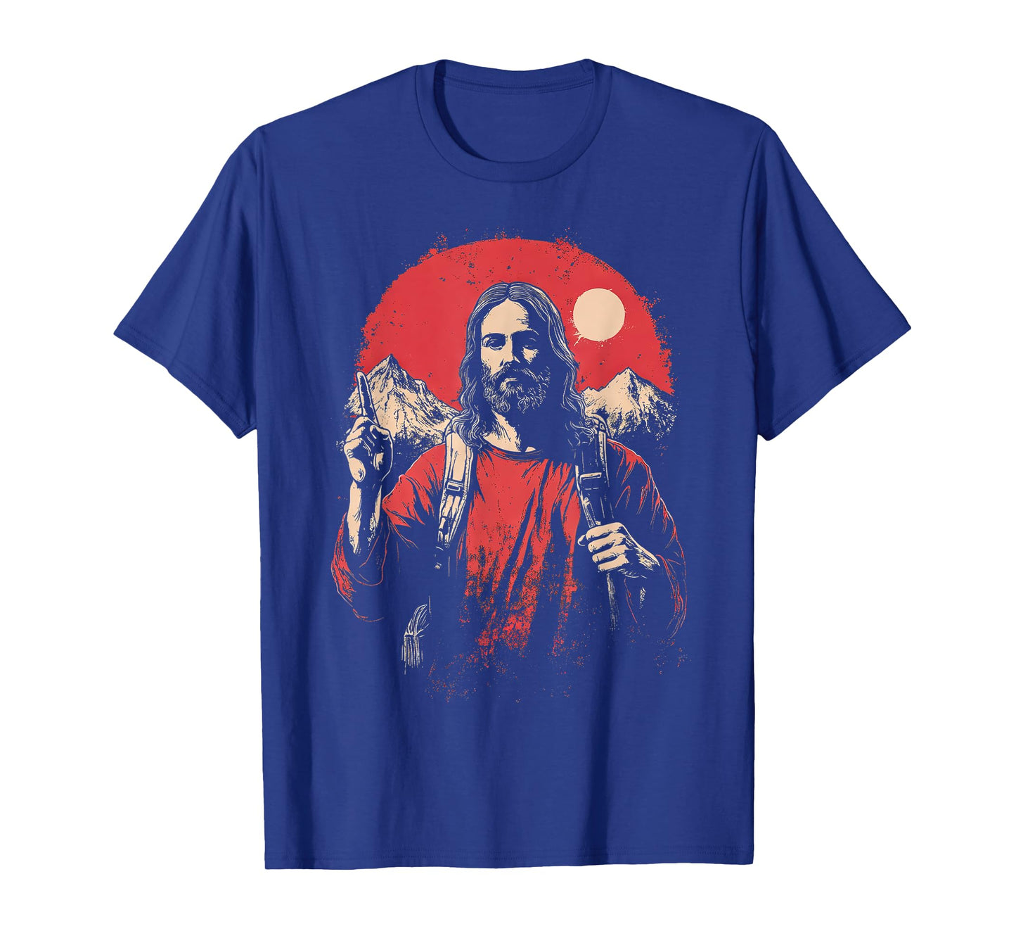 Jesus And Hiking, Faith in Jesus Christ Outdoor Lover T-Shirt