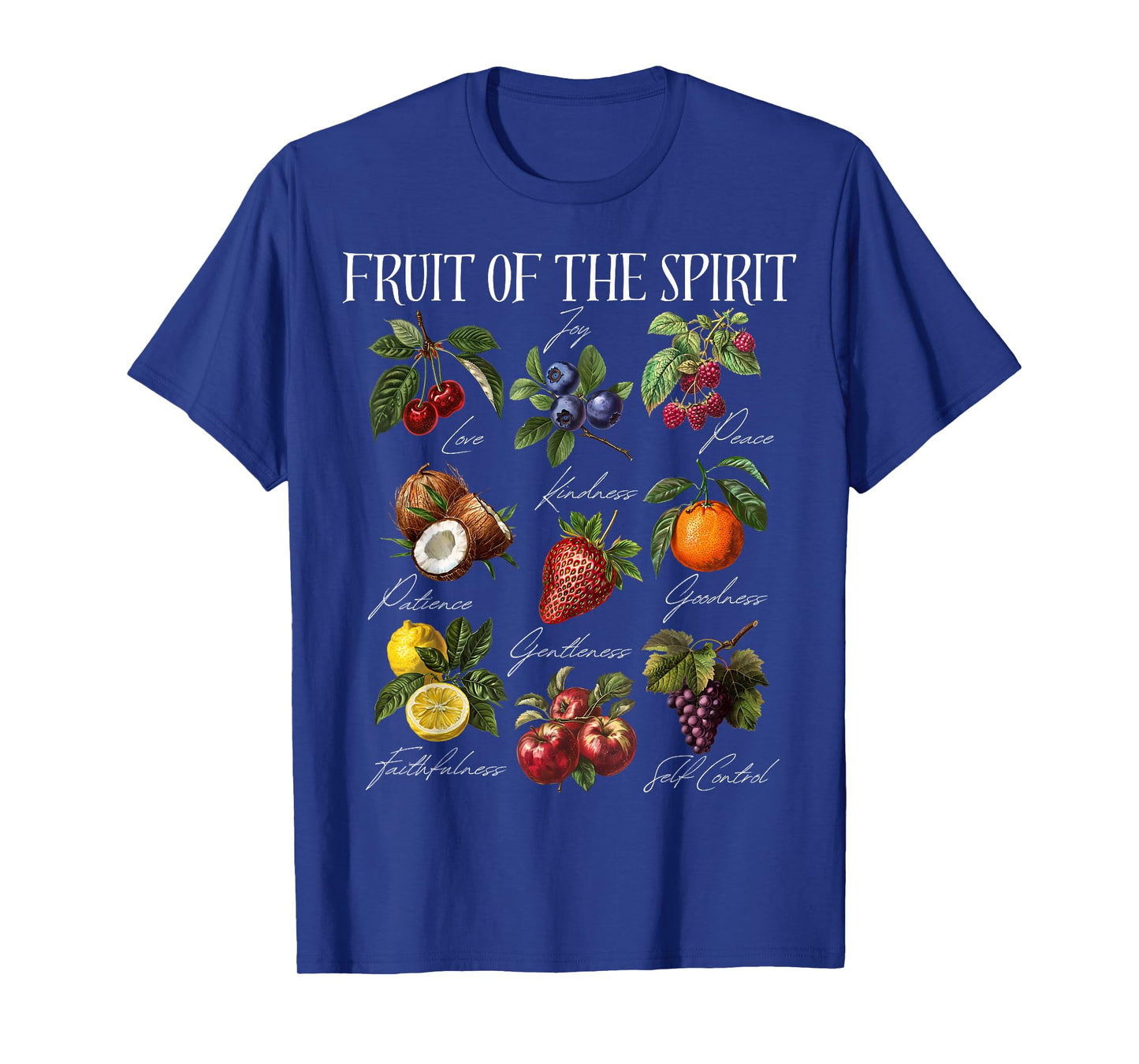 Fruit of The Spirit Christian Bible Verse T-Shirt