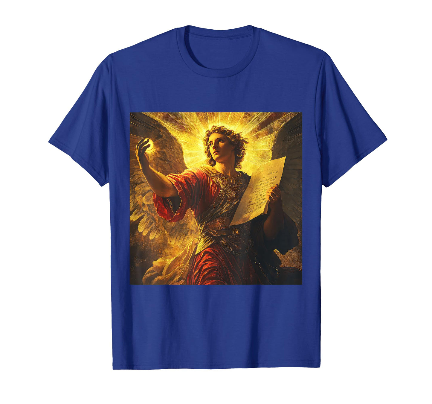 Archangel Uriel Vintage Catholic Religious Angel T-Shirt