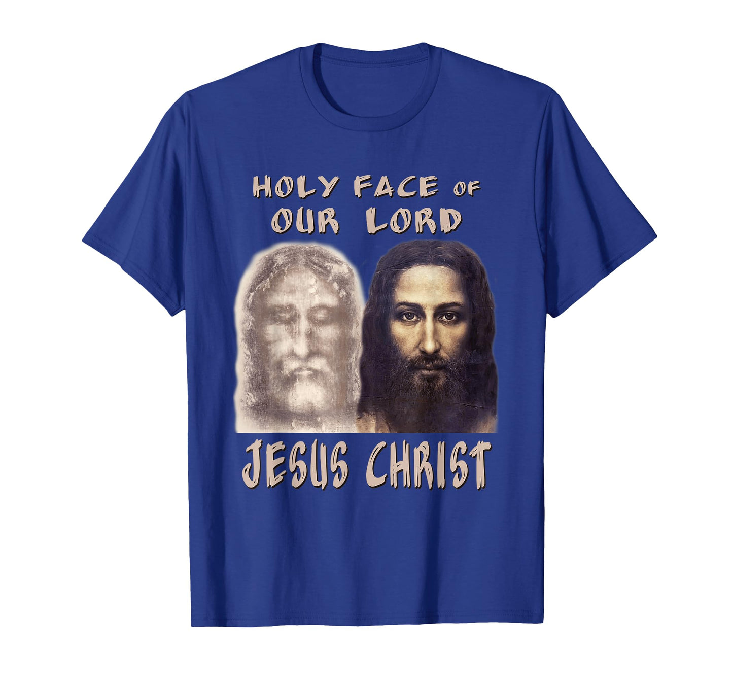 Holy Face Our Lord Jesus Christ Shroud Turin Reconstruction T-Shirt