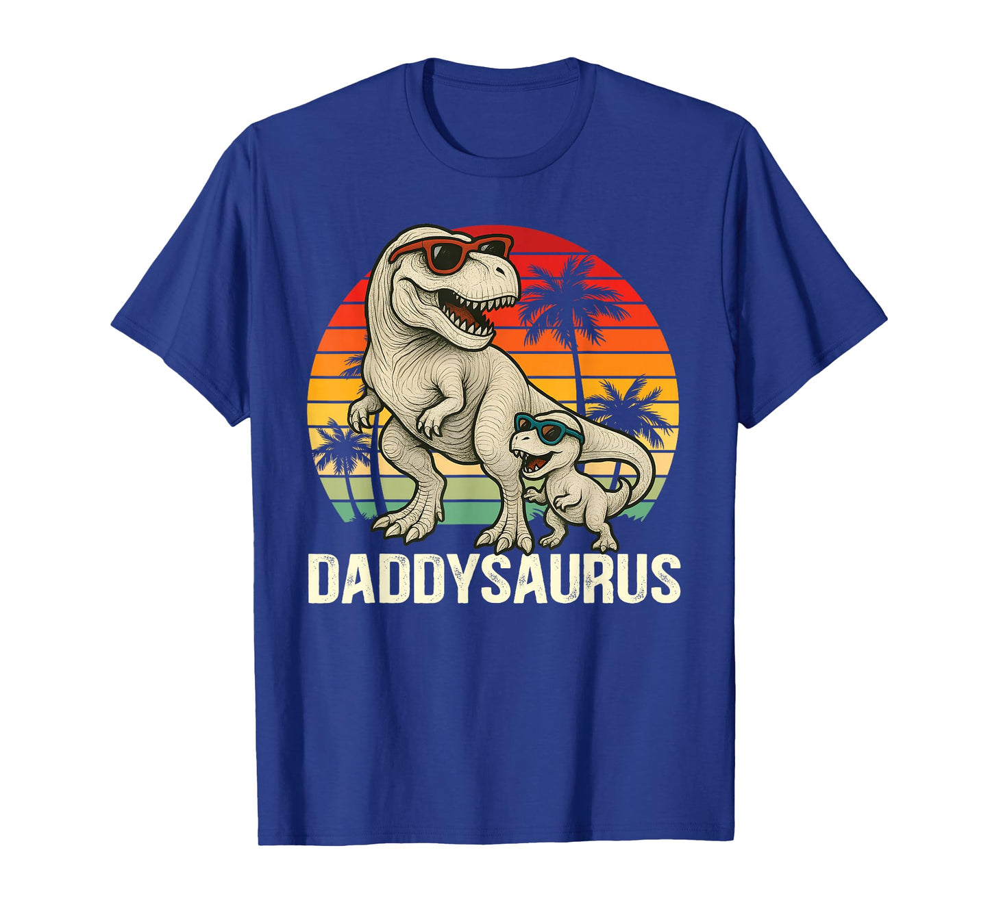 Cute Daddysaurus T-Rex Dad Dinosaur Daddy Saurus Fathers Day T-Shirt