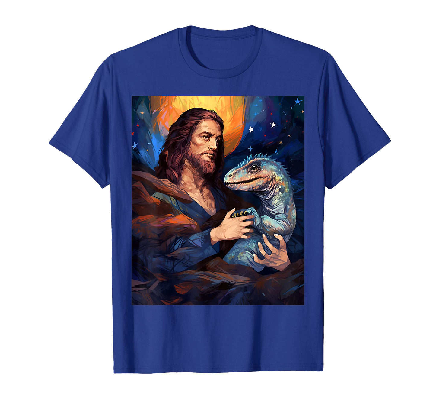 Dinosaur Jesus Shirts For Men Womens T Rex Funny Christian T-Shirt