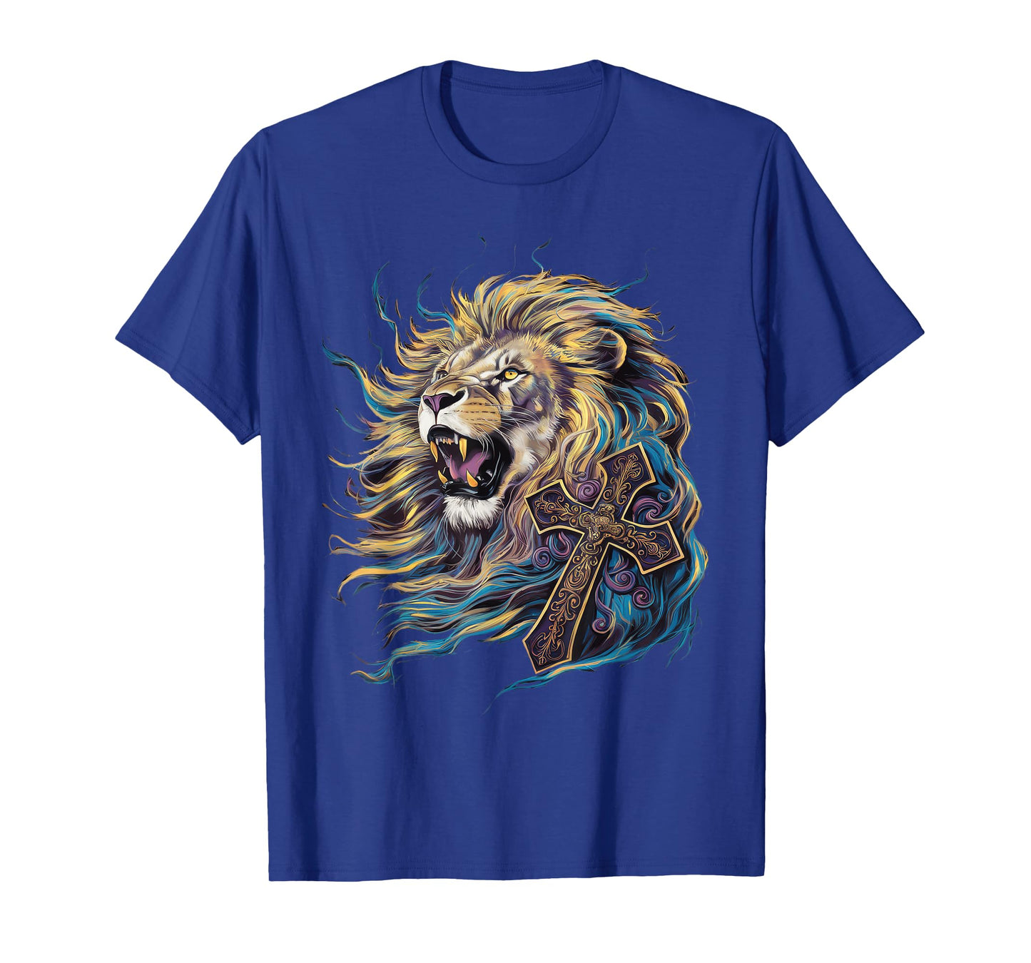 Jesus Lion of Judah Christian Faith for Men and Women T-Shirt