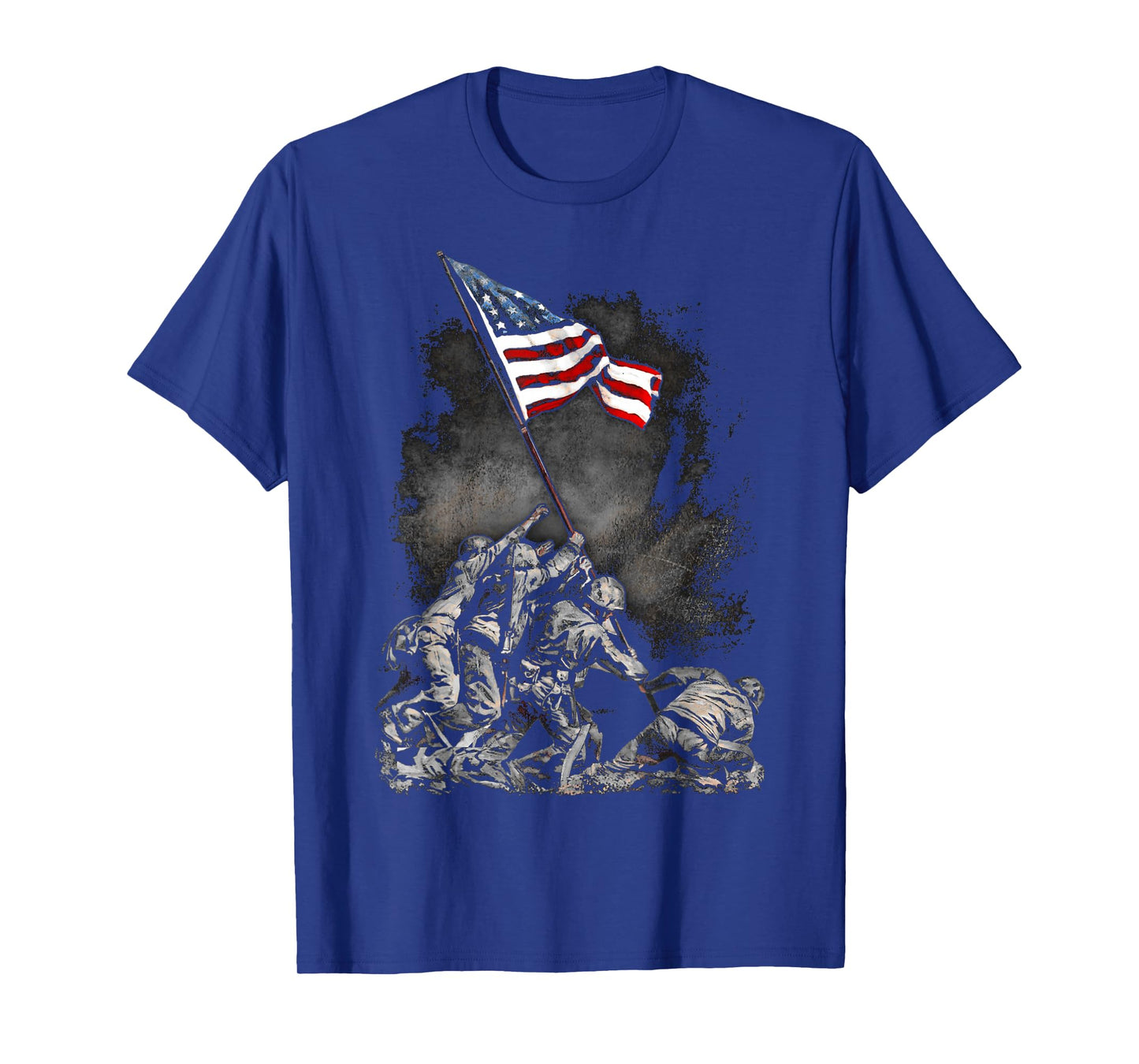 Soldiers Raising American Flag Iwo Jima T-Shirt