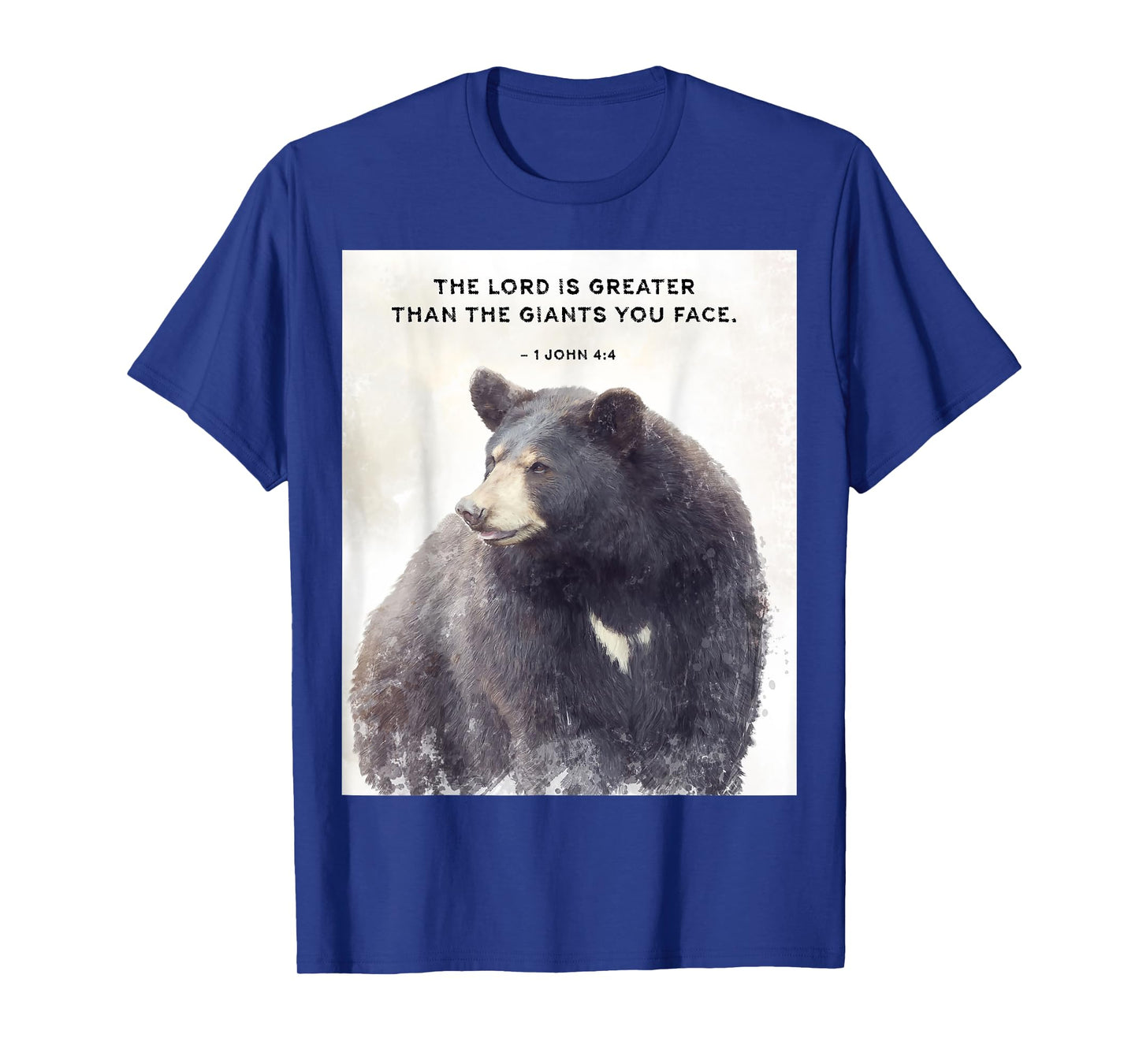 1 John 4 Christian Quote - The Lord is Greater T-Shirt