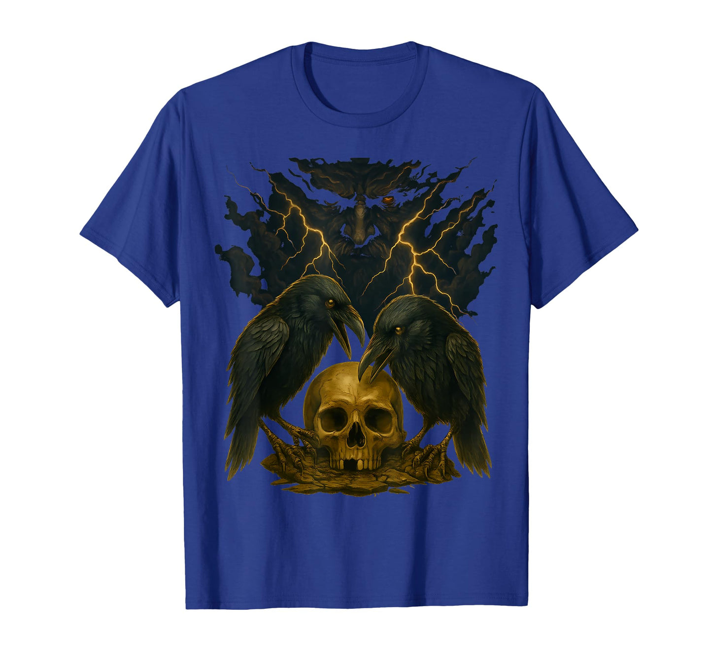 Odin Huginn and Muninn Norse Mythology Valhalla Odin Viking T-Shirt