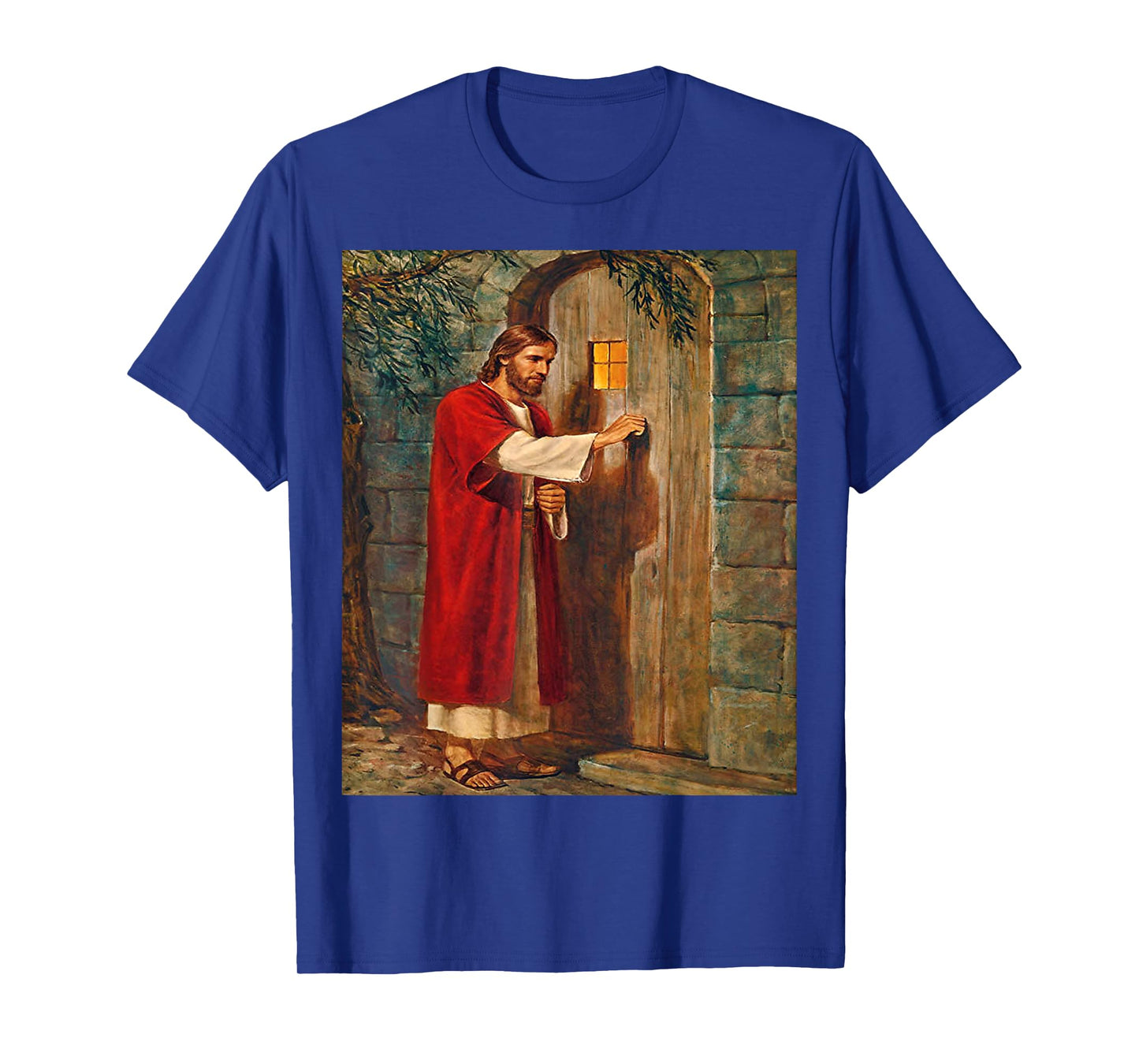 Jesus Christ Knocks On The Door Christian Bible Verses T-Shirt