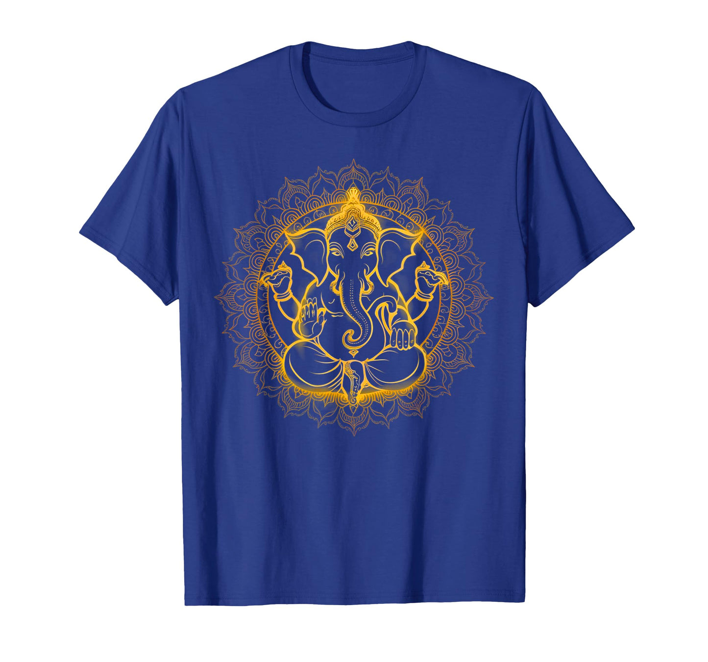 Hindu Ganesha Puja Elephant God India Meditation Yoga Murti T-Shirt