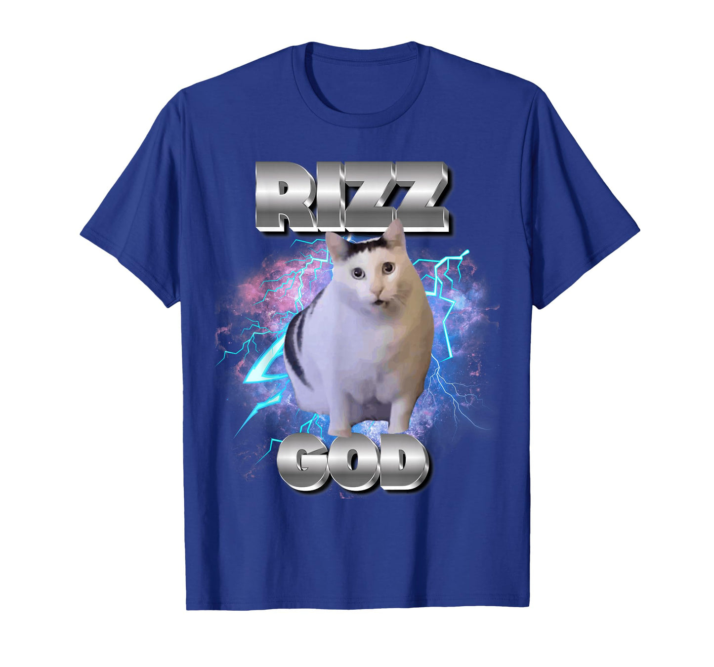 Rizz God Cat Meme Funny Memes Internet Memes Gen-Z Memes Kid T-Shirt