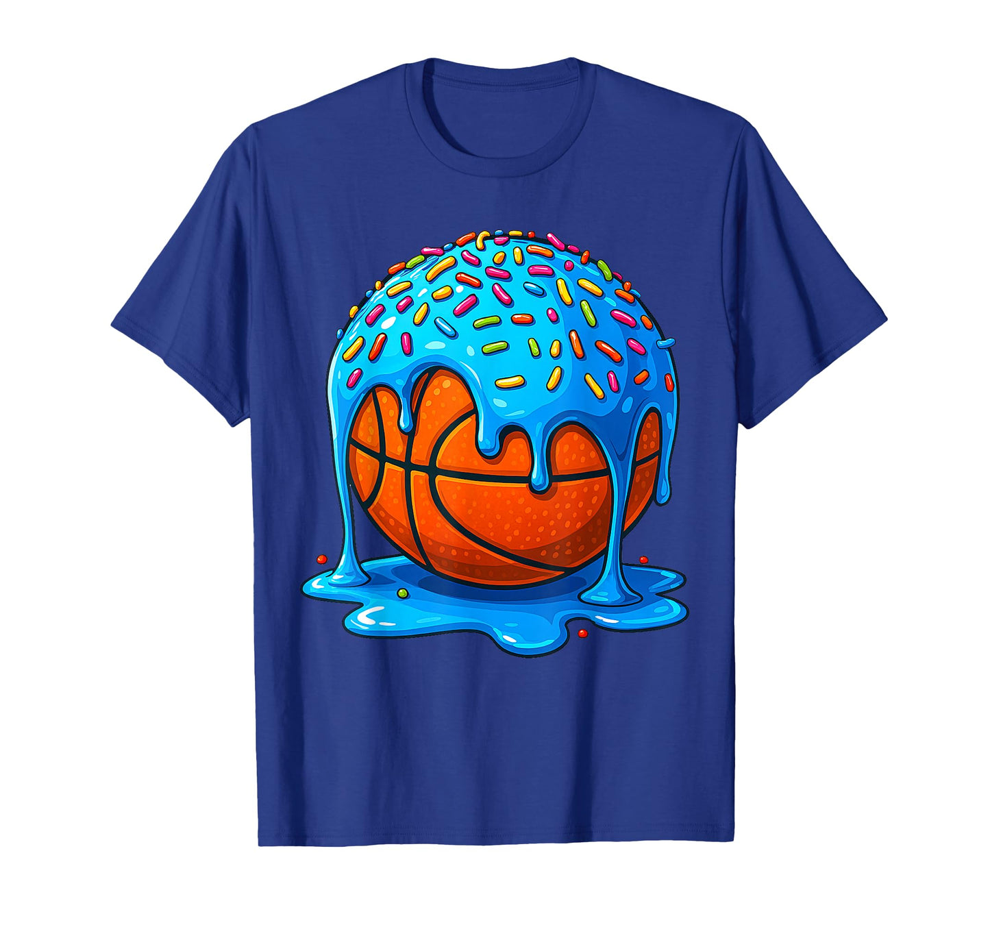 Basketball Shirts Kids Ice Cream Drip Basketball Youth Girls T-Shirt