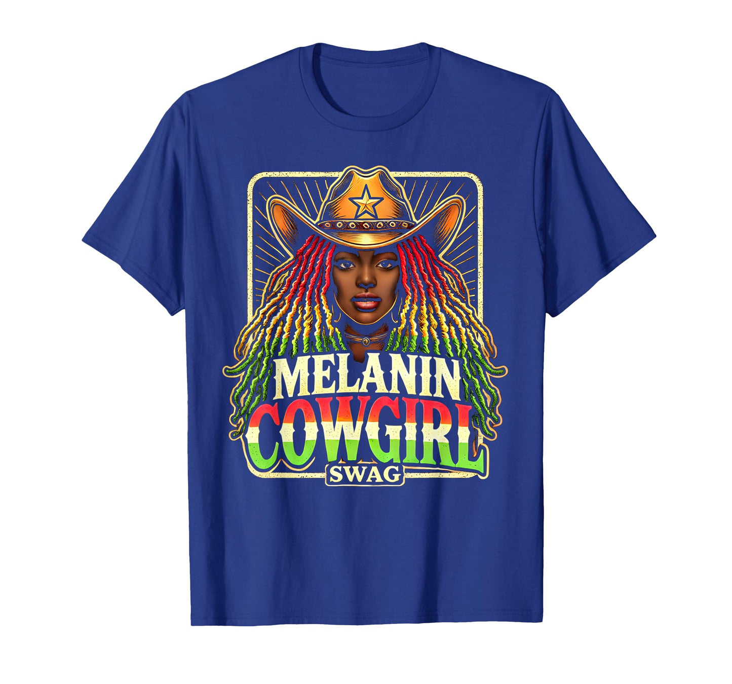 Melanin Cowgirls African American Cowgirl Swag T-Shirt
